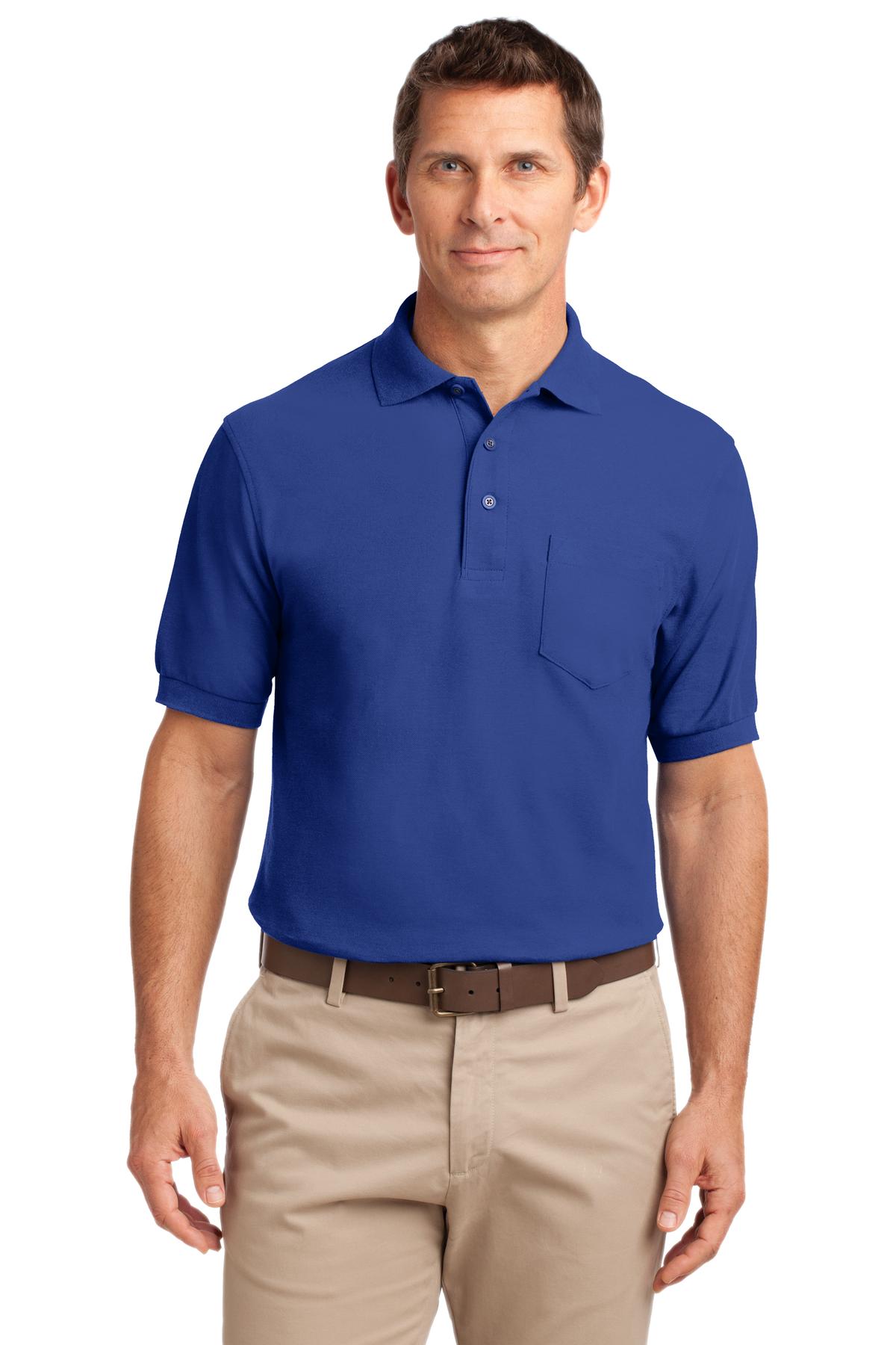 Port Authority?? Tall Silk Touchƒ?› Polo with Pocket. TLK500P