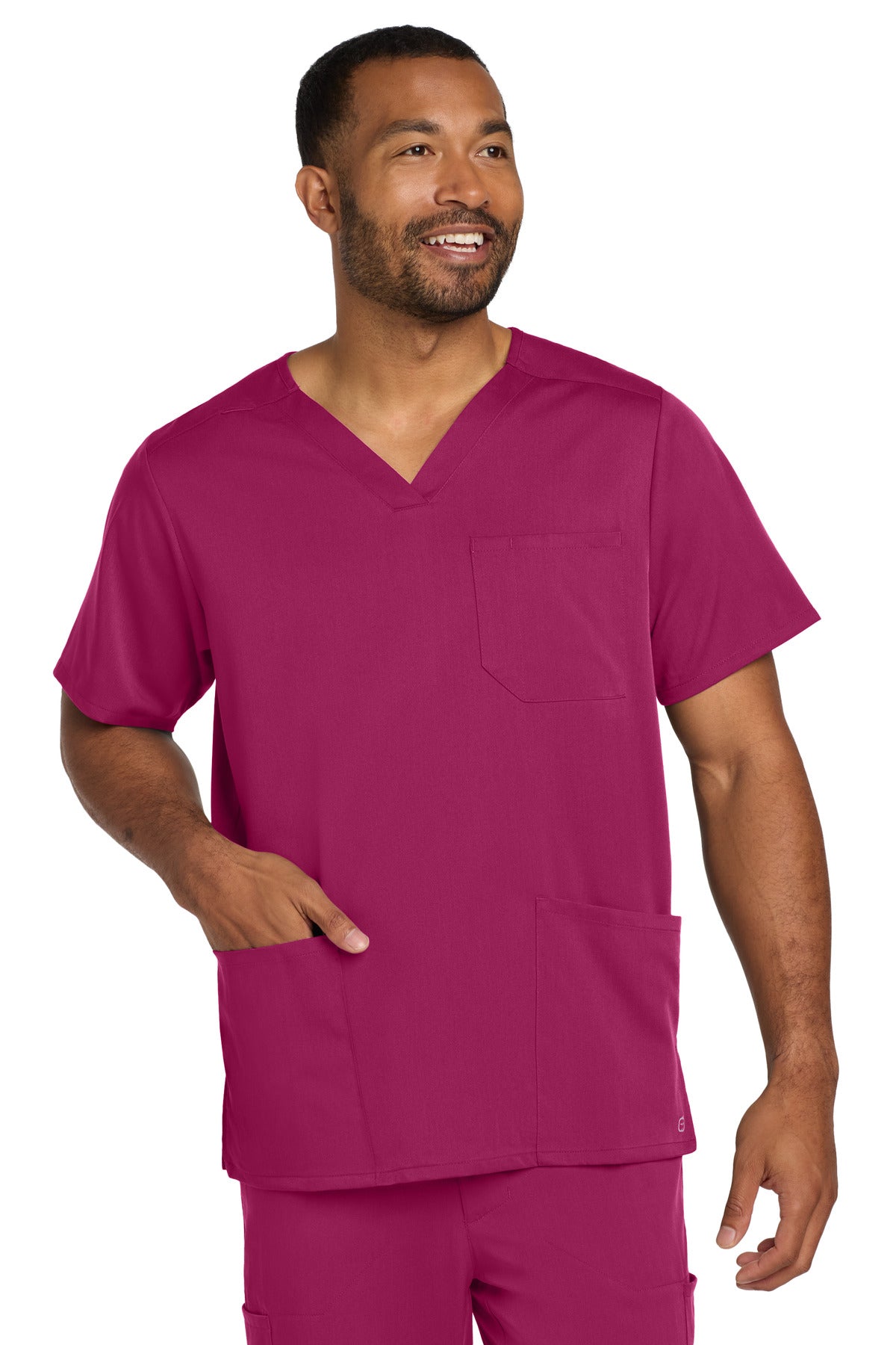 Wink?? Men's Premiere Flexƒ?› V-Neck Top WW5068