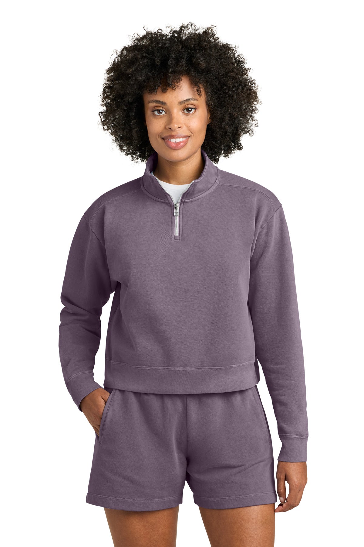 Comfort Colors?? Women's Mid-Length 1/4-Zip Sweatshirt 1580L