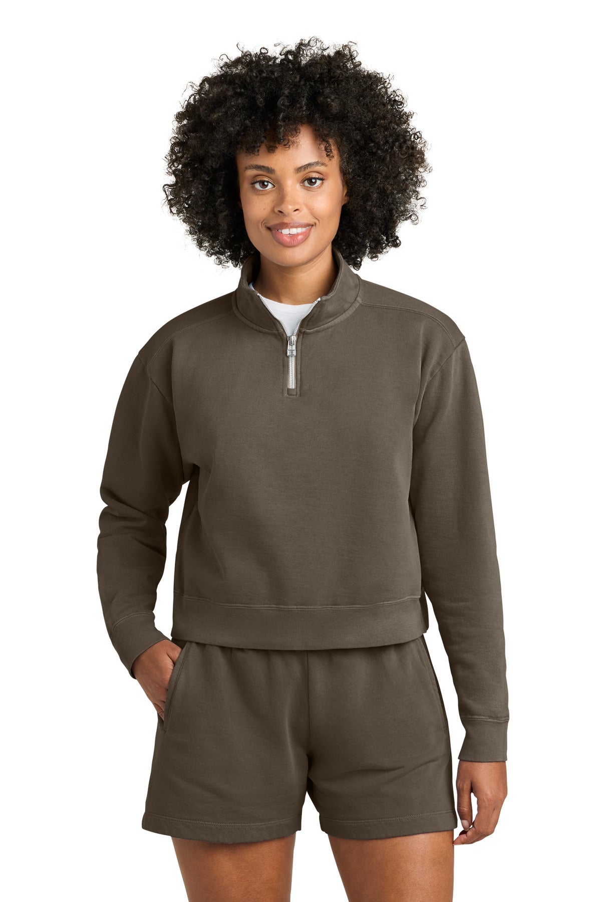 Comfort Colors?? Women's Mid-Length 1/4-Zip Sweatshirt 1580L