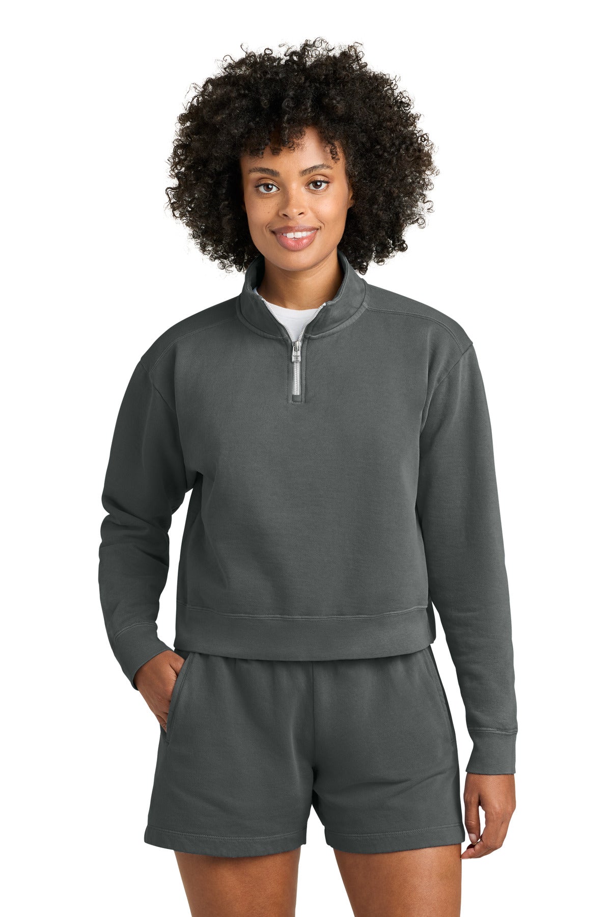 Comfort Colors?? Women's Mid-Length 1/4-Zip Sweatshirt 1580L