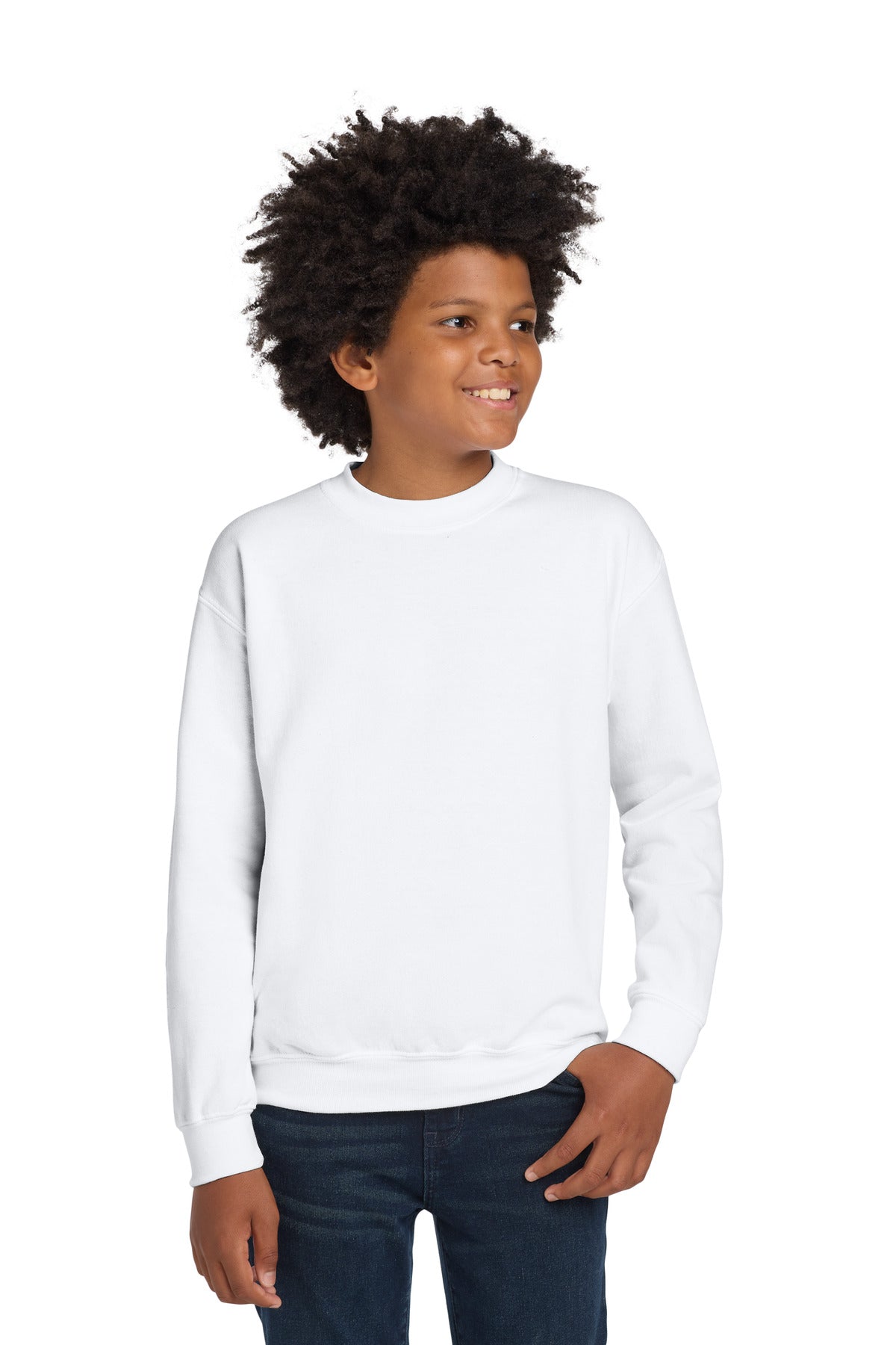Gildan?? Youth Heavy BlendŸ?? Crewneck Sweatshirt.  18000B