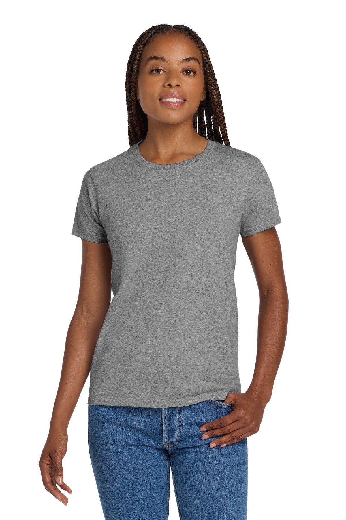 Gildan?? Women's Ultra Cotton?? 100% US Cotton T-Shirt. 2000L