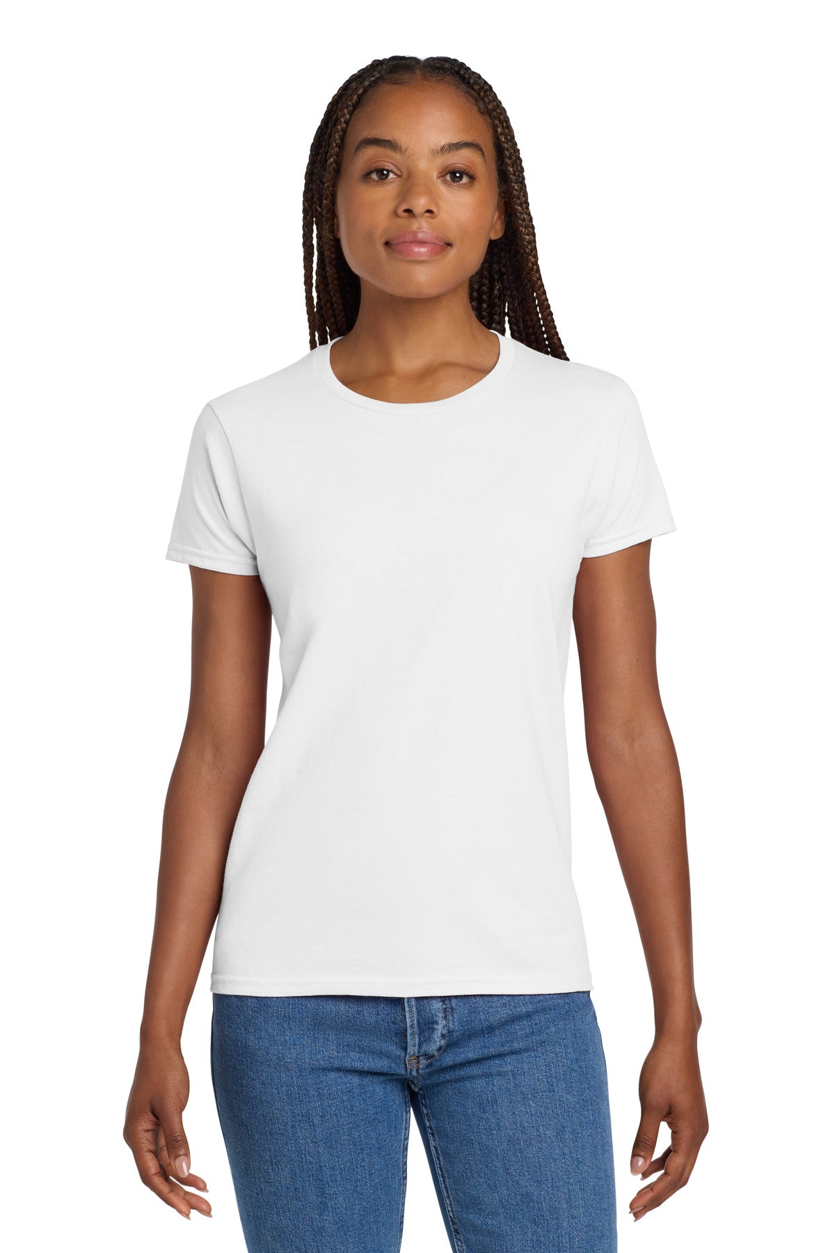 Gildan?? Women's Ultra Cotton?? 100% US Cotton T-Shirt. 2000L