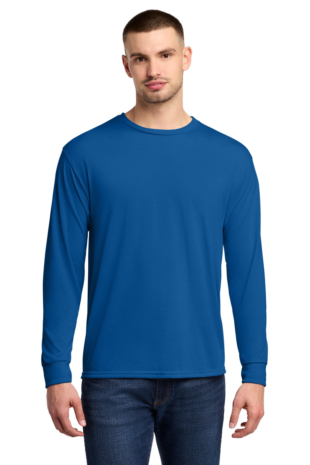 Jerzees?? Dri-Power?? 100% Polyester Long Sleeve T-Shirt 21LS