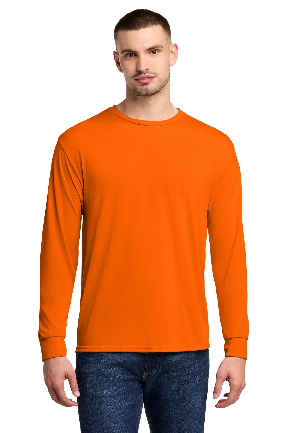Jerzees?? Dri-Power?? 100% Polyester Long Sleeve T-Shirt 21LS