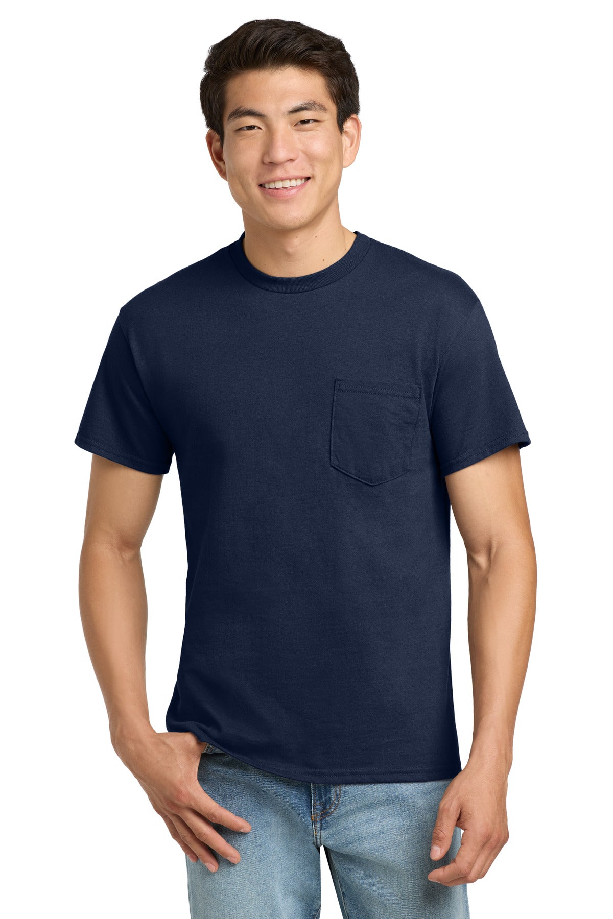 Gildan® - Ultra Cotton® 100% US Cotton T-Shirt with Pocket.  2300