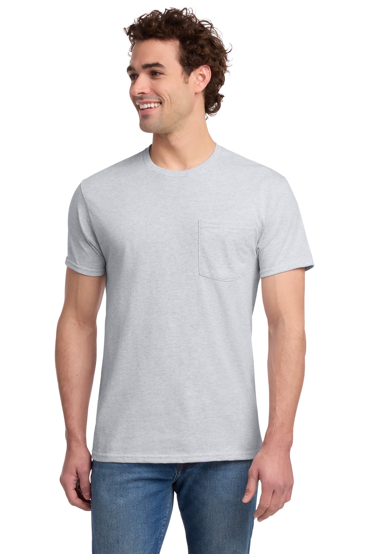 Jerzees?? -  Dri-Power?? 50/50 Cotton/Poly Pocket T-Shirt.  29MP