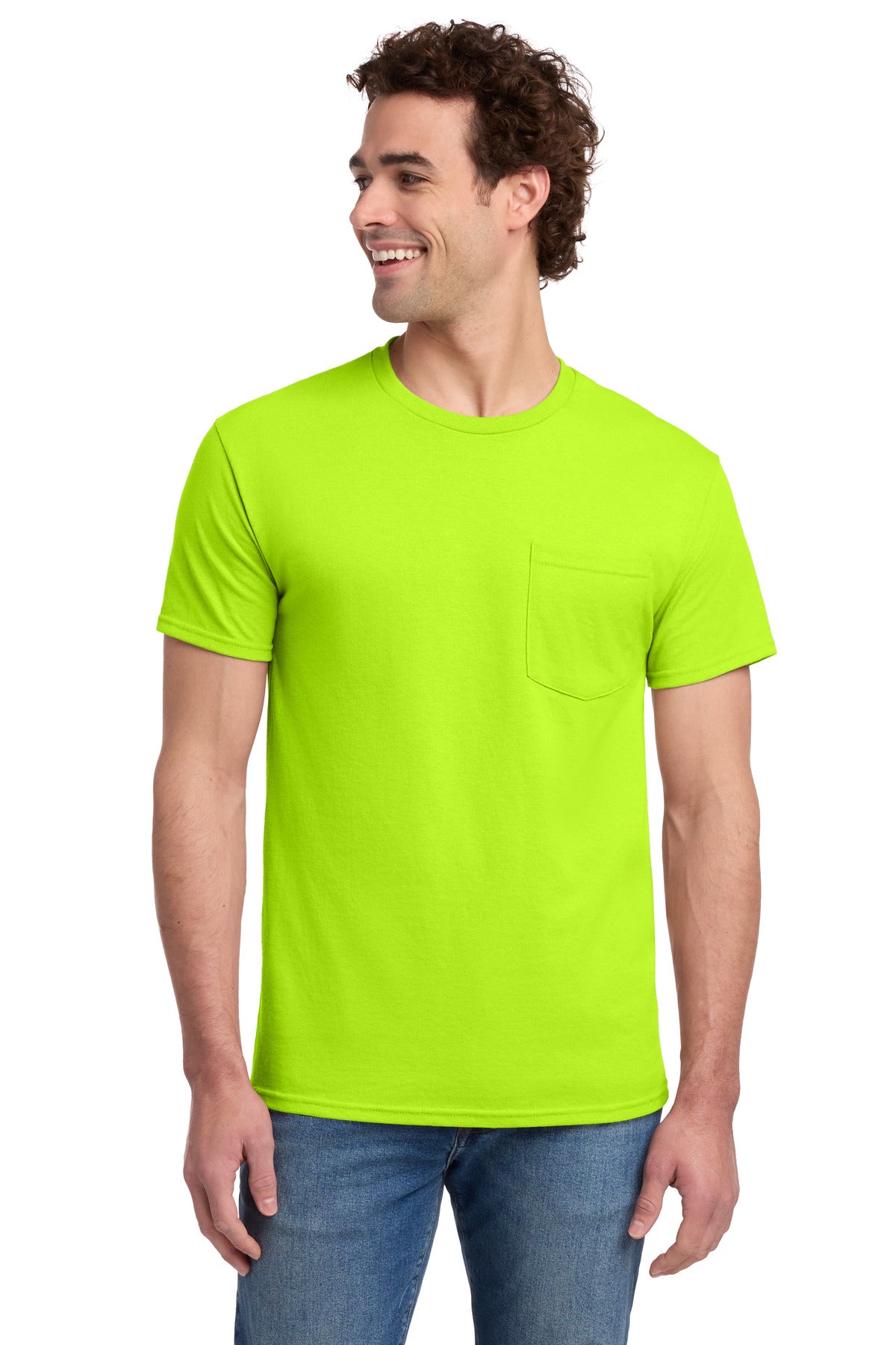 Jerzees?? -  Dri-Power?? 50/50 Cotton/Poly Pocket T-Shirt.  29MP