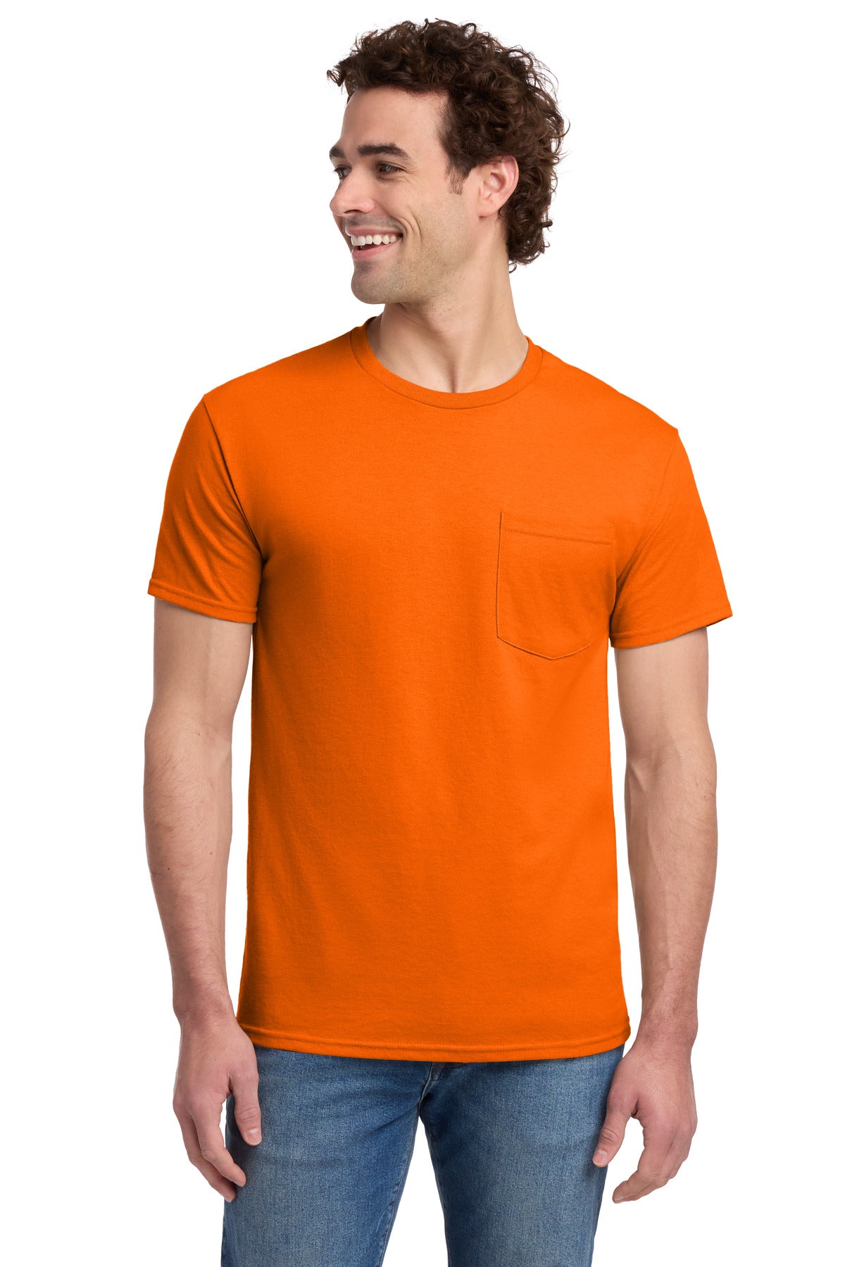 Jerzees?? -  Dri-Power?? 50/50 Cotton/Poly Pocket T-Shirt.  29MP