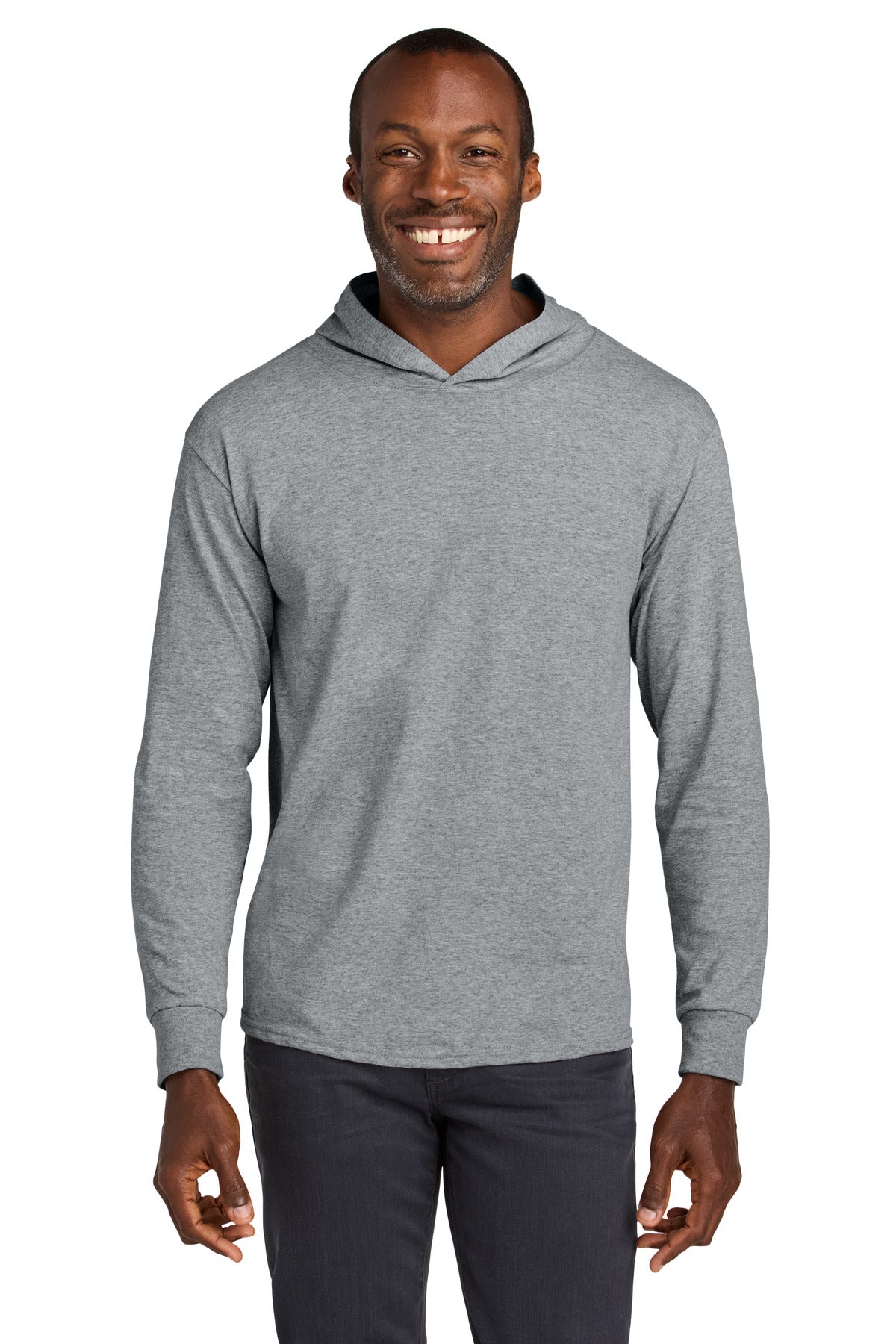 Jerzees ClassicsŸ?? Unisex Cotton Long Sleeve Hooded T-Shirt 363LH