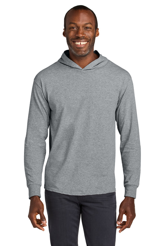 Jerzees ClassicsŸ?? Unisex Cotton Long Sleeve Hooded T-Shirt 363LH