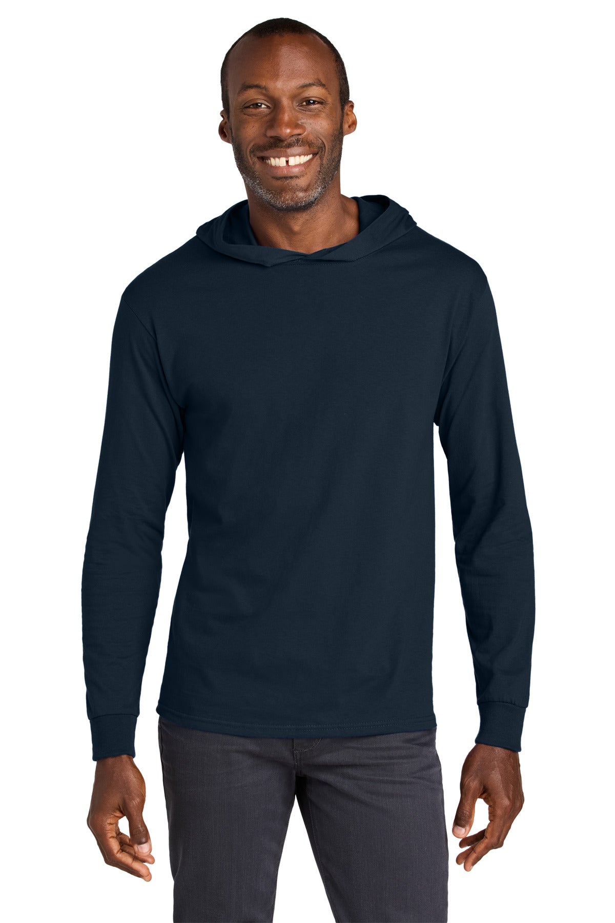 Jerzees ClassicsŸ?? Unisex Cotton Long Sleeve Hooded T-Shirt 363LH