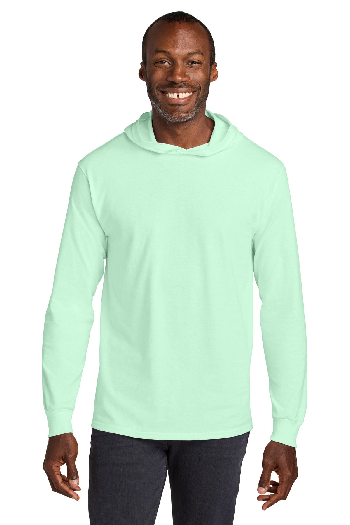 Jerzees ClassicsŸ?? Unisex Cotton Long Sleeve Hooded T-Shirt 363LH