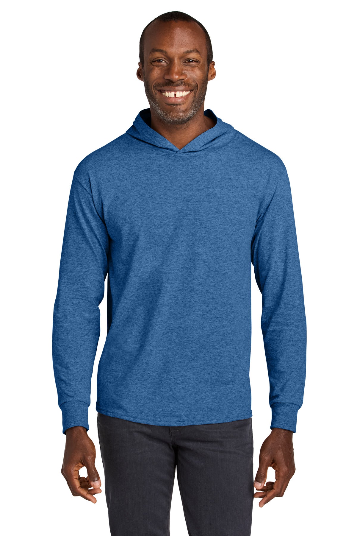 Jerzees ClassicsŸ?? Unisex Cotton Long Sleeve Hooded T-Shirt 363LH
