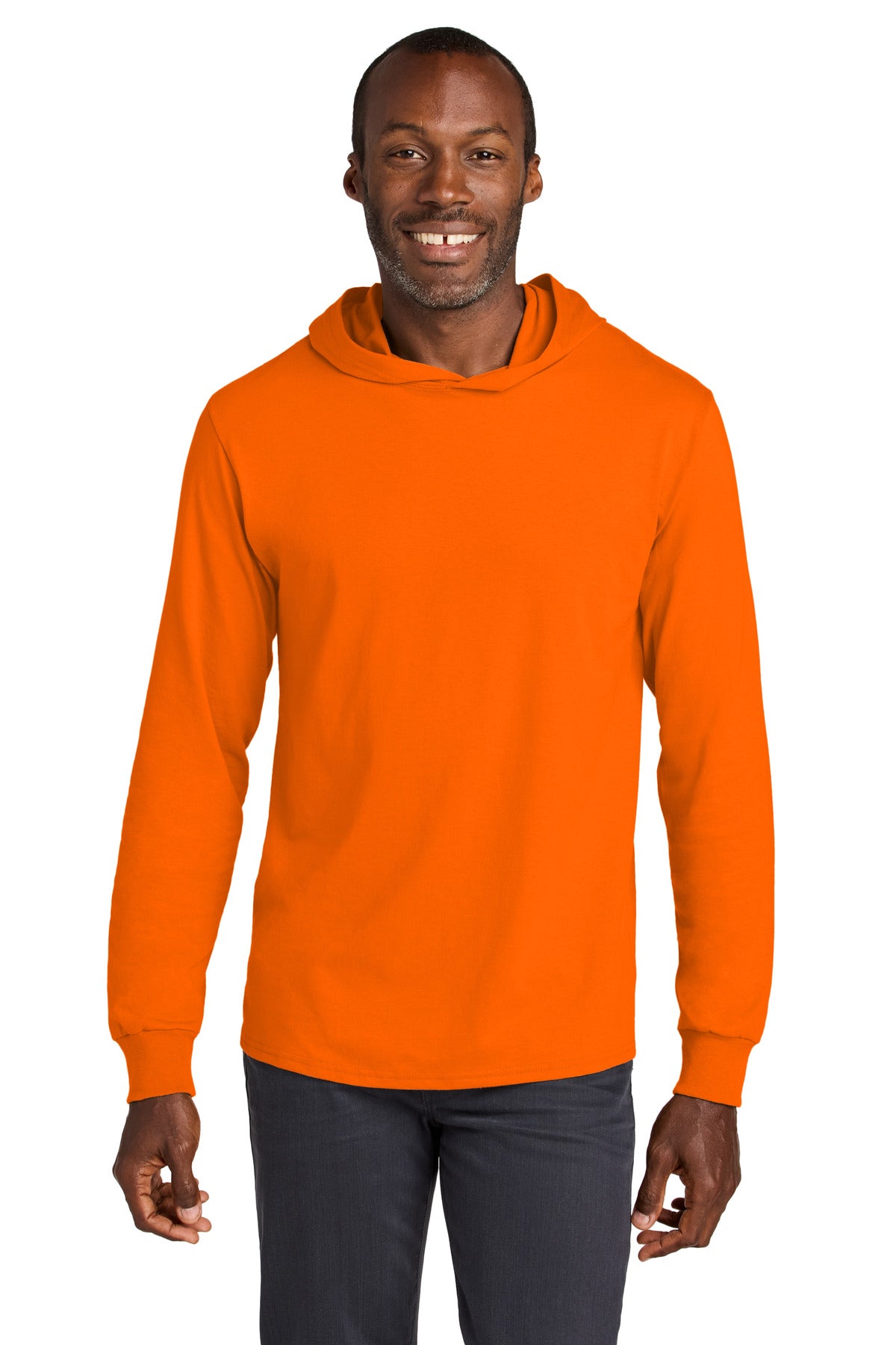 Jerzees ClassicsŸ?? Unisex Cotton Long Sleeve Hooded T-Shirt 363LH
