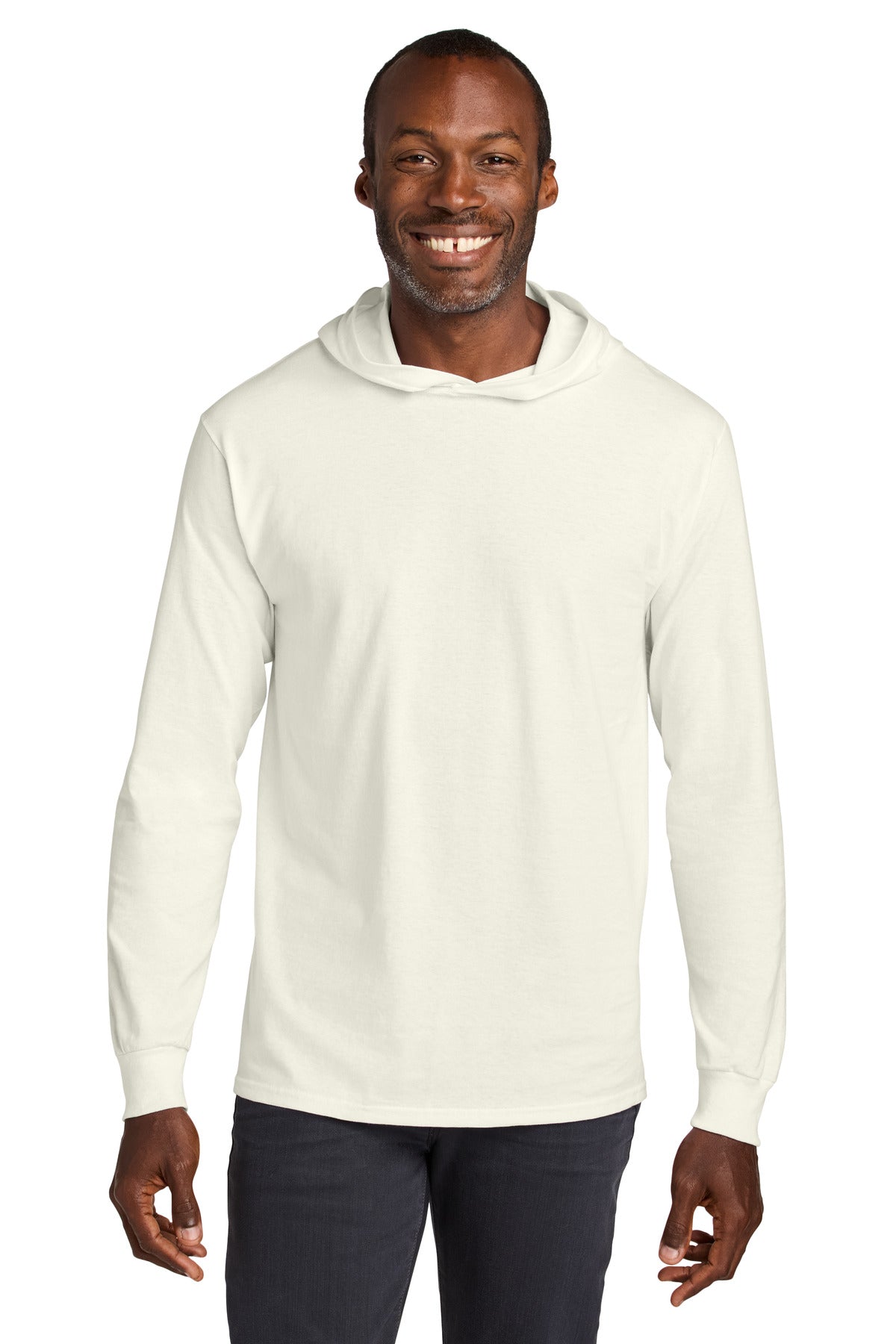 Jerzees ClassicsŸ?? Unisex Cotton Long Sleeve Hooded T-Shirt 363LH