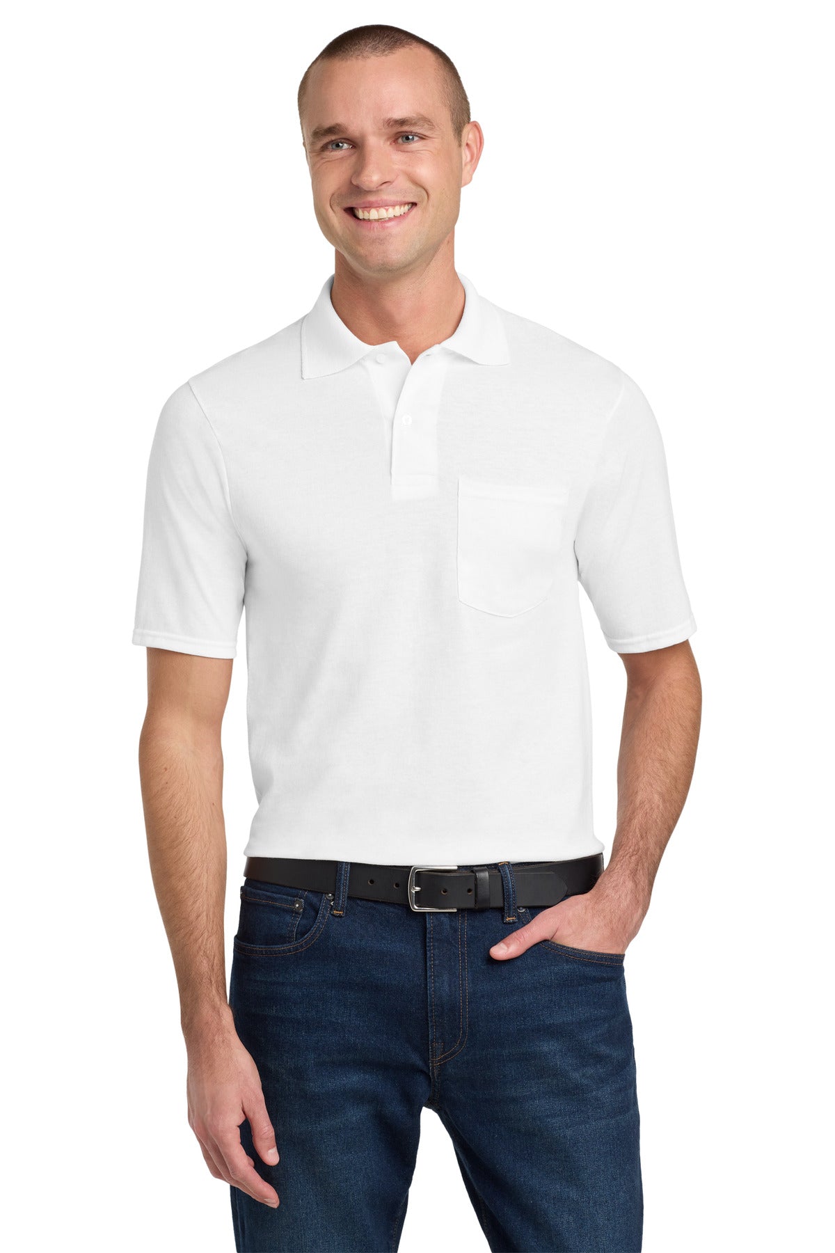 Jerzees?? Dri-Power?? Pocket Sport Shirt. 436MP