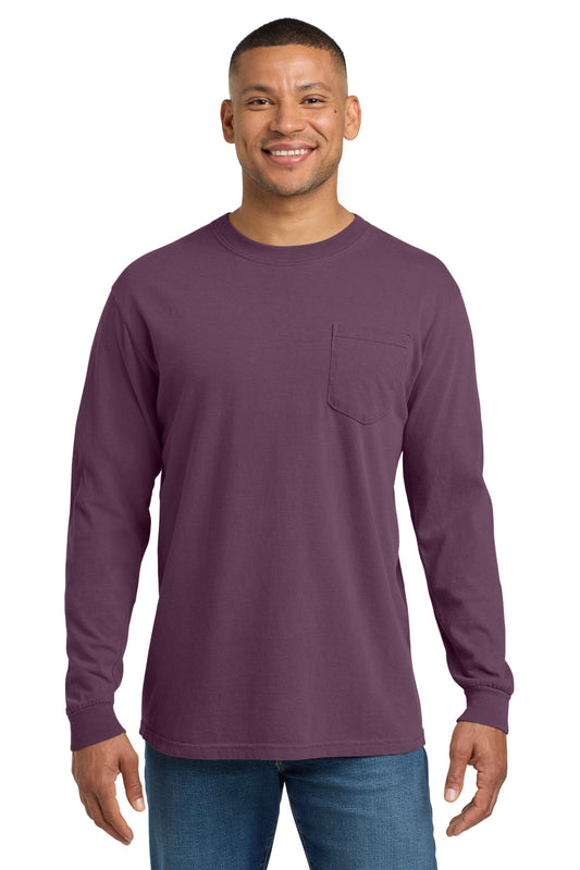 COMFORT COLORS ?? Heavyweight Ring Spun Long Sleeve Pocket Tee. 4410