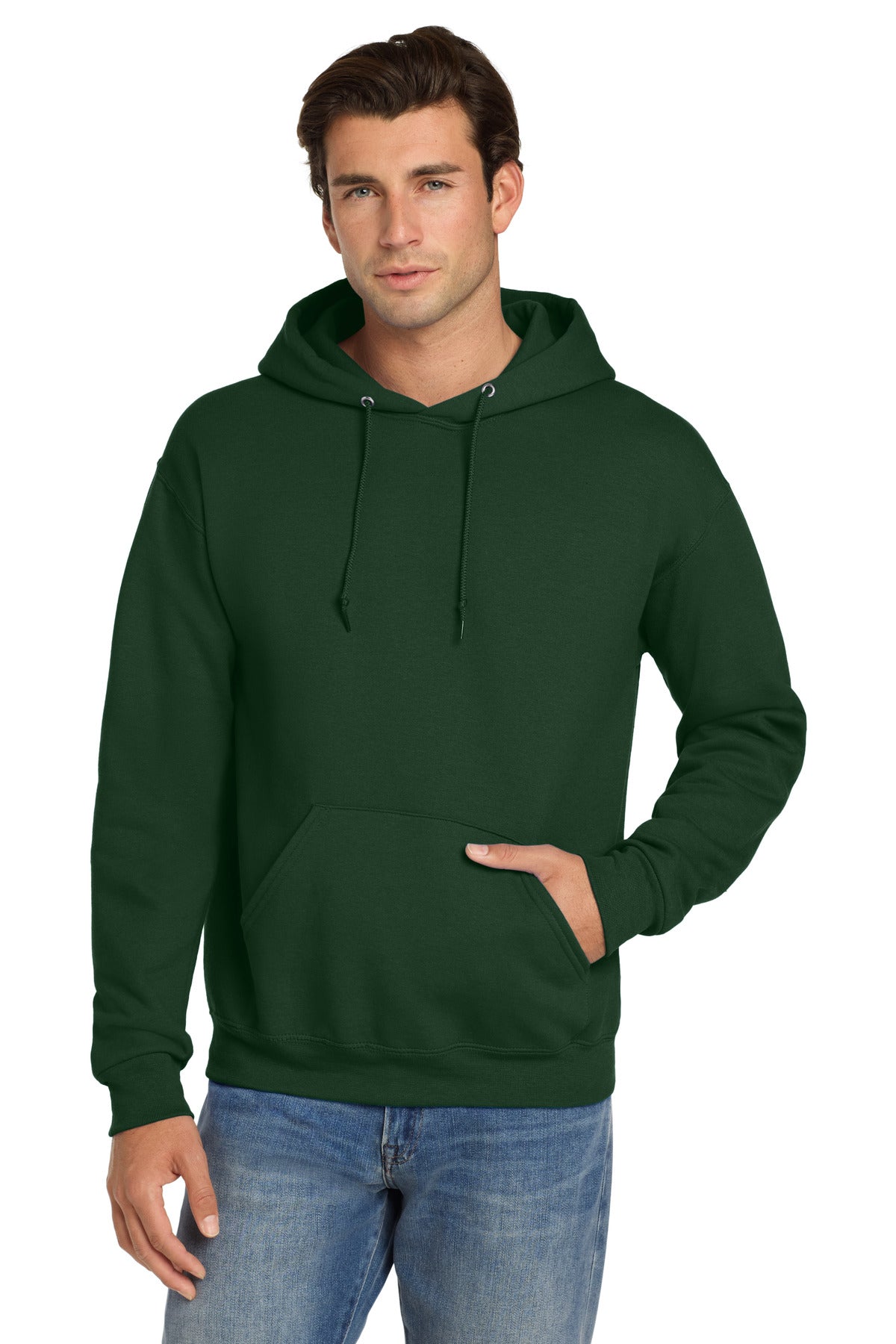 Jerzees?? Super Sweats?? NuBlend?? - Pullover Hooded Sweatshirt.  4997M