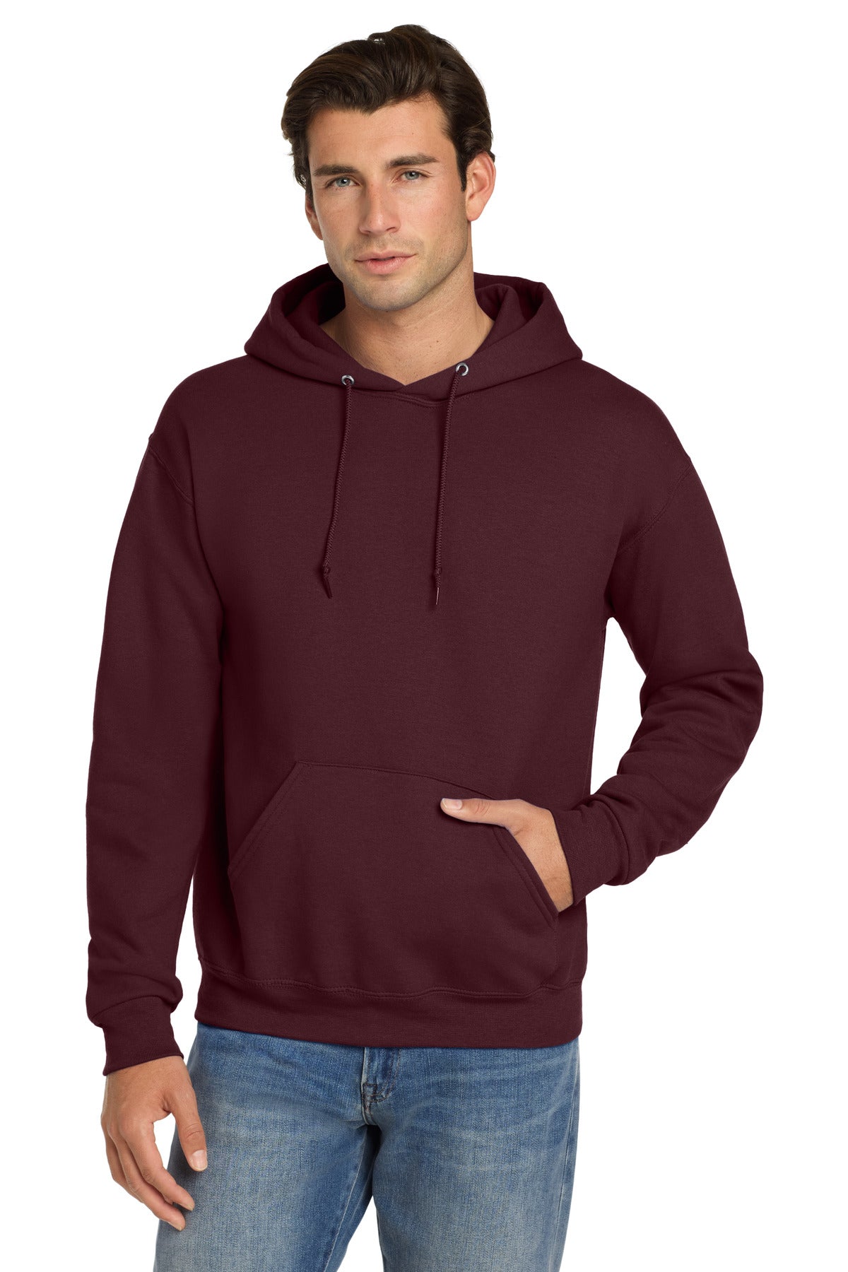 Jerzees?? Super Sweats?? NuBlend?? - Pullover Hooded Sweatshirt.  4997M