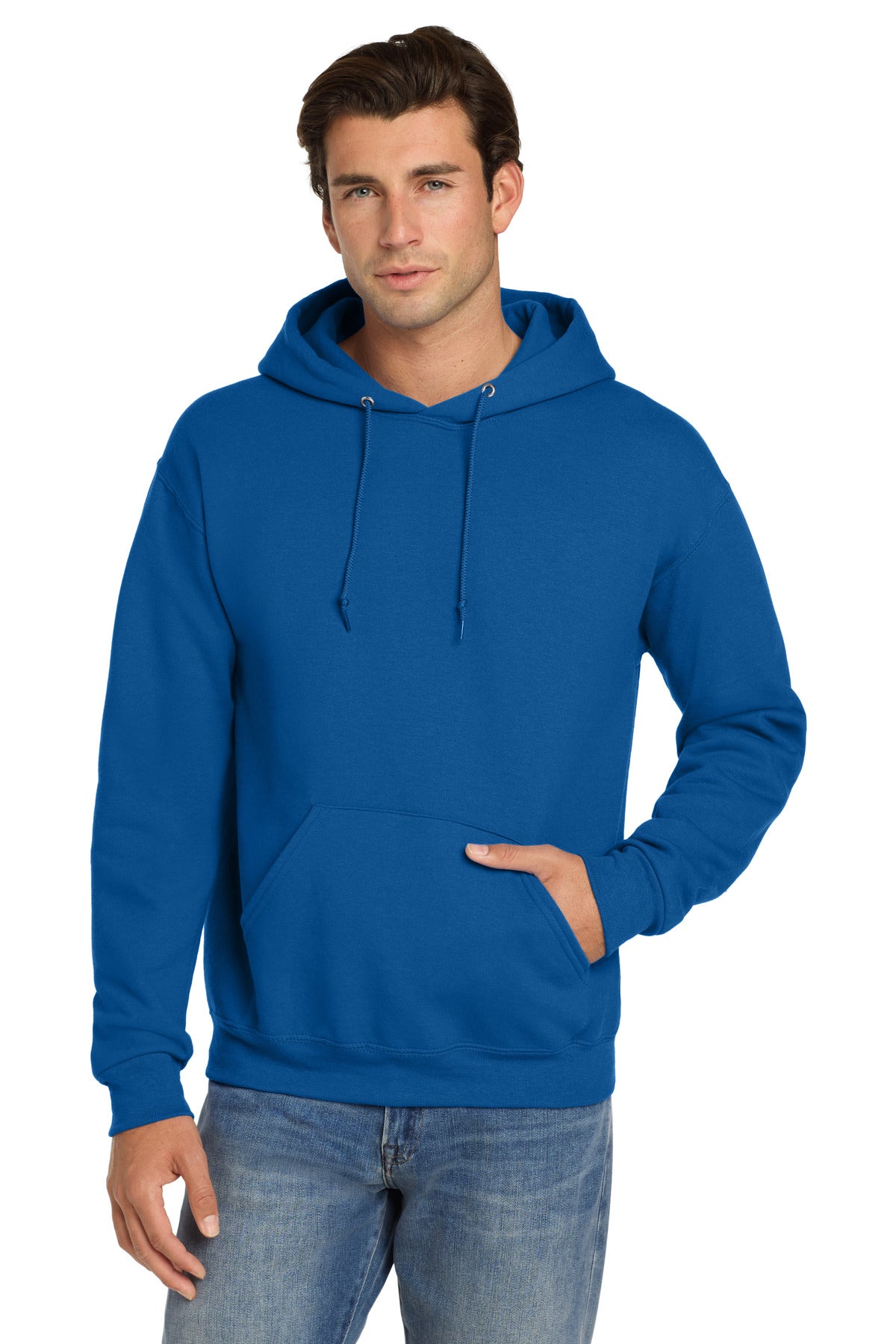 Jerzees?? Super Sweats?? NuBlend?? - Pullover Hooded Sweatshirt.  4997M