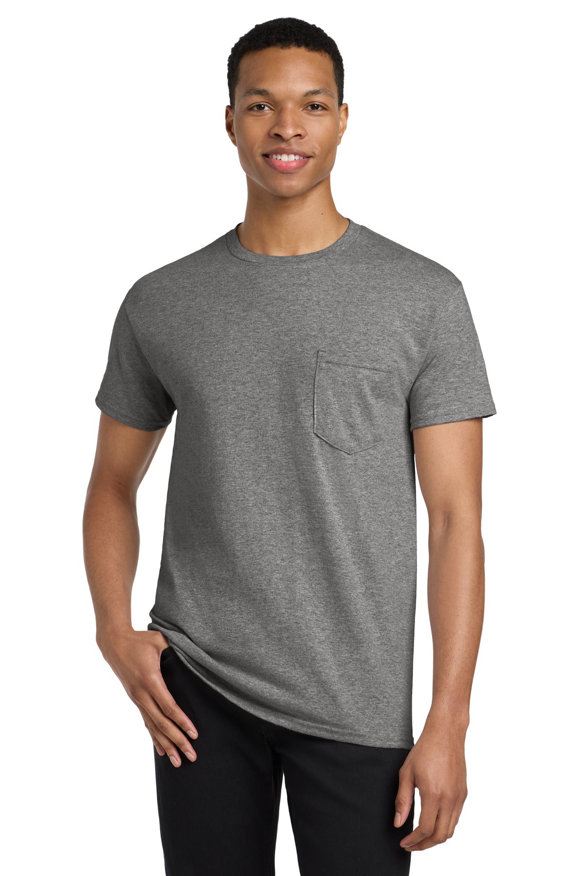 Gildan ?? Heavy Cotton Ÿ?? 100% Cotton Pocket T-Shirt. 5300