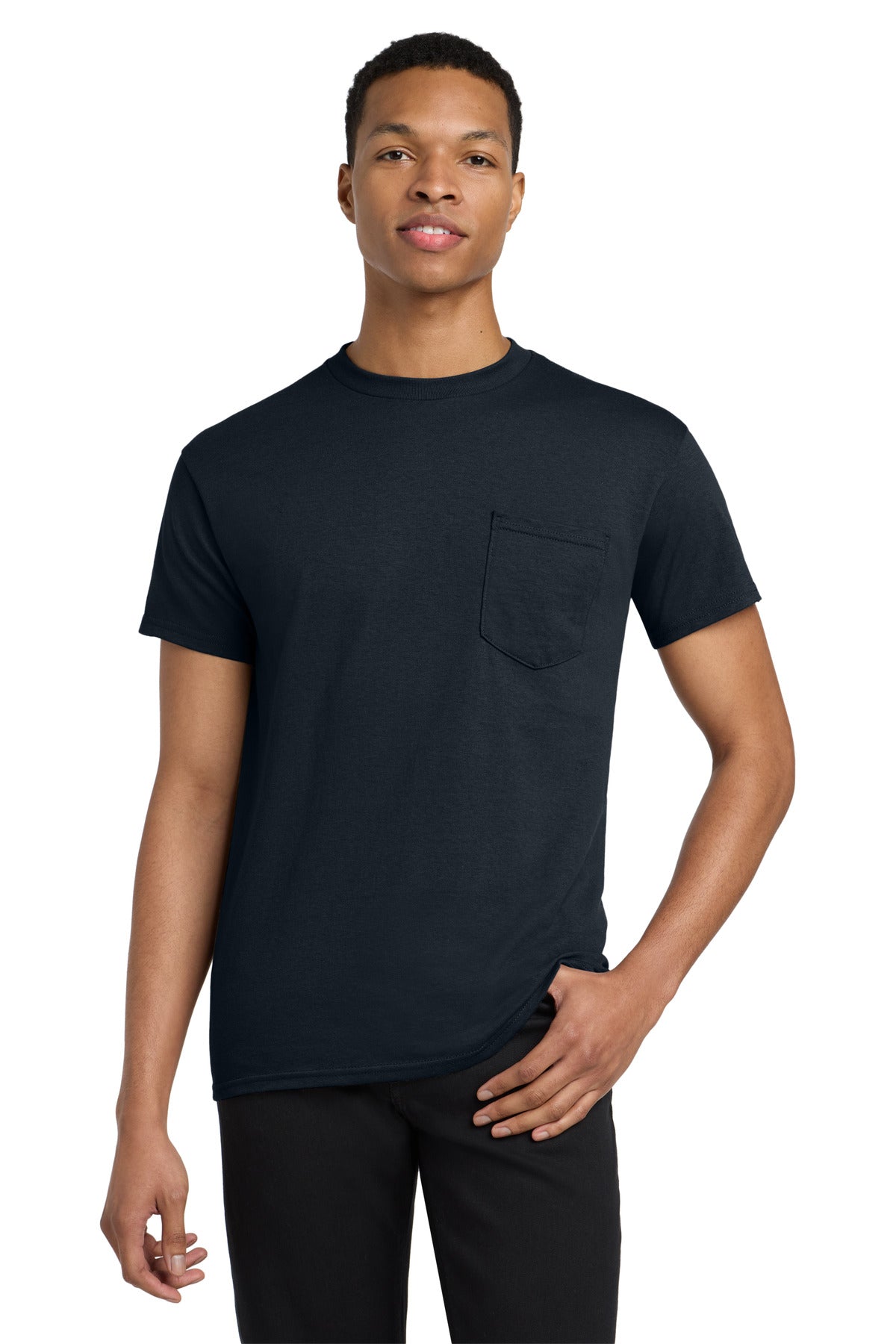 Gildan ?? Heavy Cotton Ÿ?? 100% Cotton Pocket T-Shirt. 5300