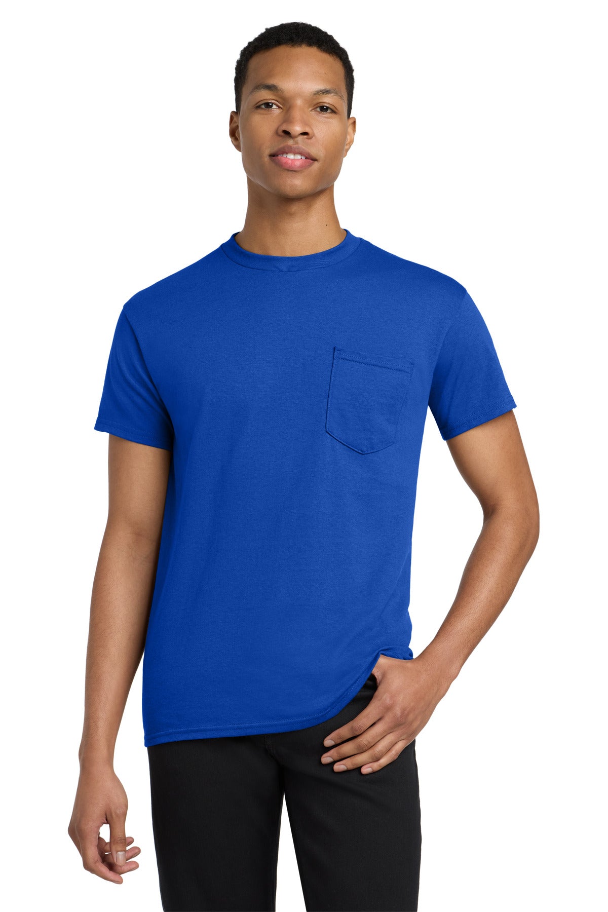 Gildan ?? Heavy Cotton Ÿ?? 100% Cotton Pocket T-Shirt. 5300