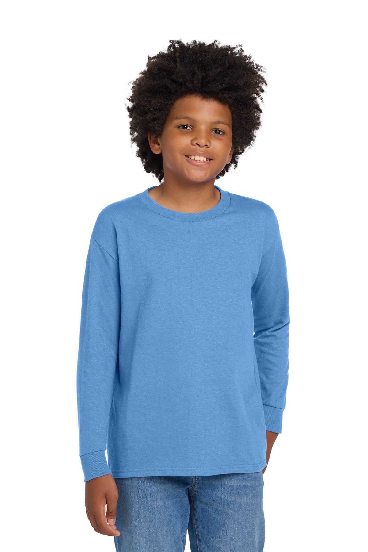 Gildan?? Youth Heavy CottonŸ?? 100% Cotton Long Sleeve T-Shirt. 5400B