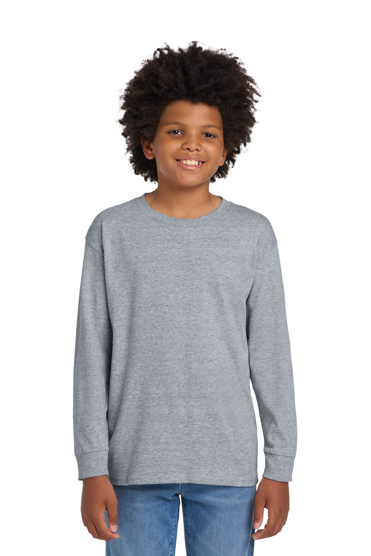 Gildan?? Youth Heavy CottonŸ?? 100% Cotton Long Sleeve T-Shirt. 5400B