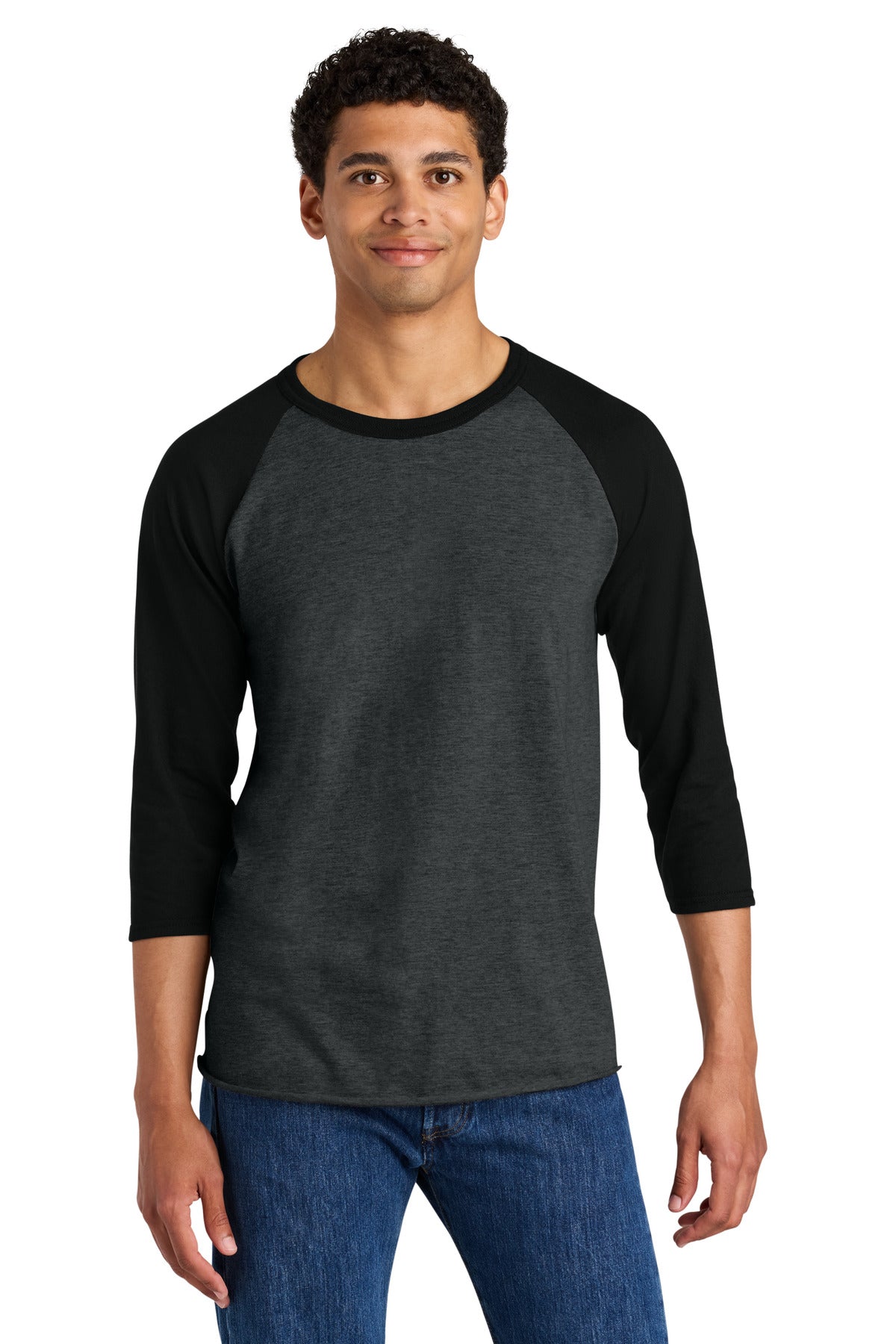 Jerzees?? Unisex Premium Blend Combed Ring Spun 3/4-Sleeve Raglan 560R