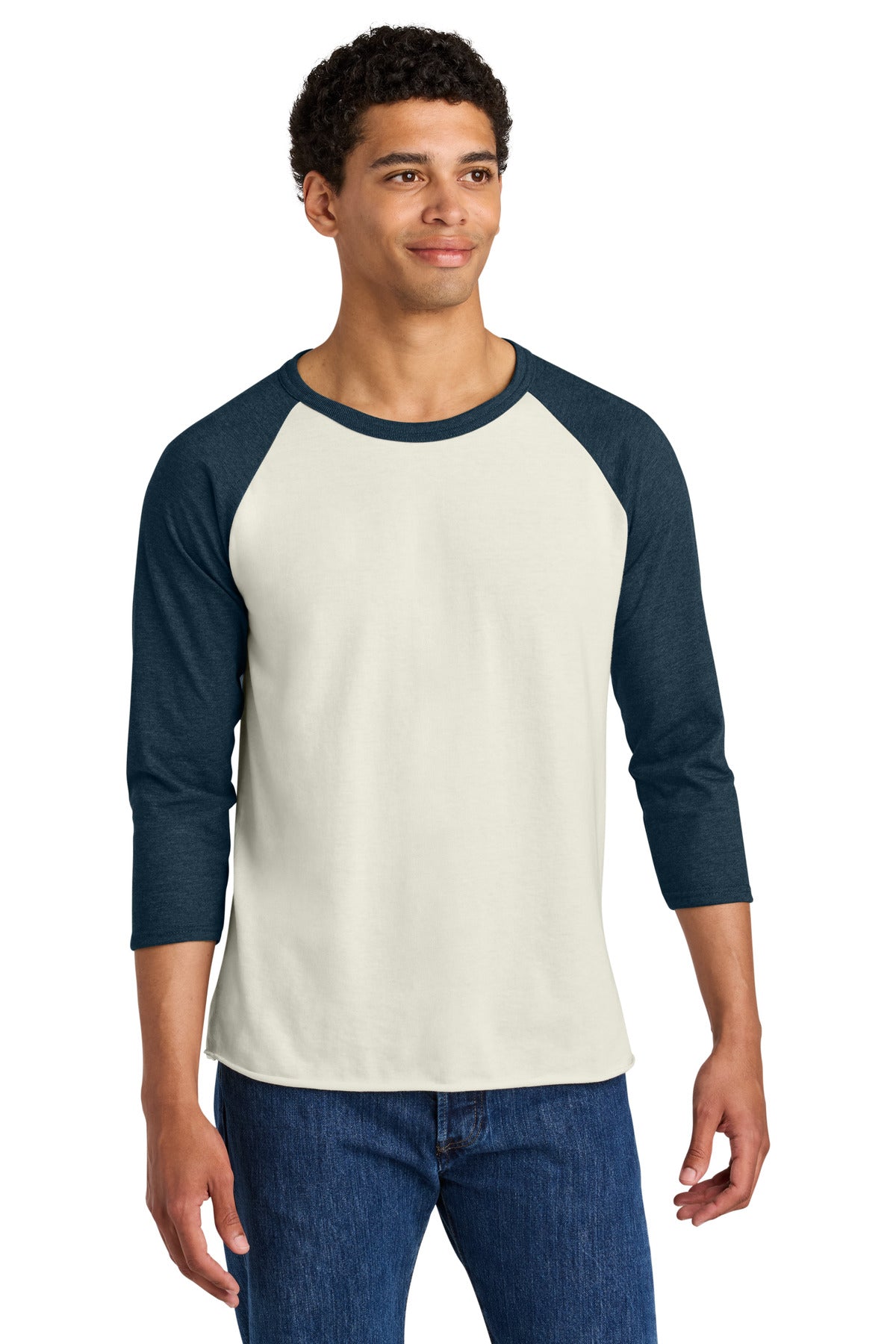 Jerzees?? Unisex Premium Blend Combed Ring Spun 3/4-Sleeve Raglan 560R
