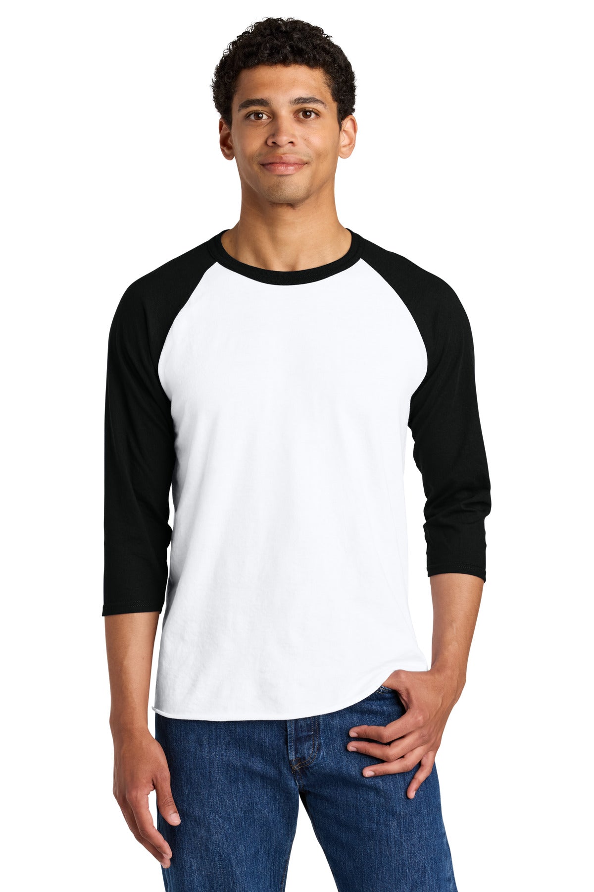 Jerzees?? Unisex Premium Blend Combed Ring Spun 3/4-Sleeve Raglan 560R