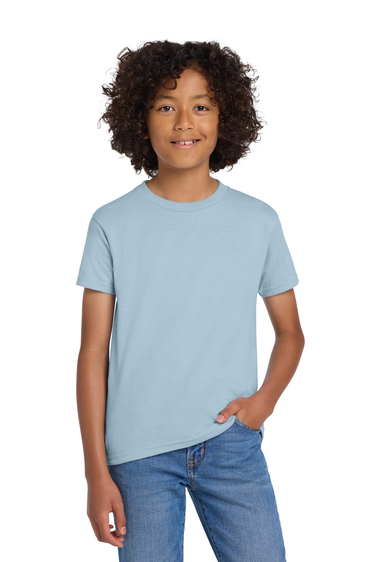 Gildan?? Youth DryBlend?? 50 Cotton/50 Poly T-Shirt.  8000B