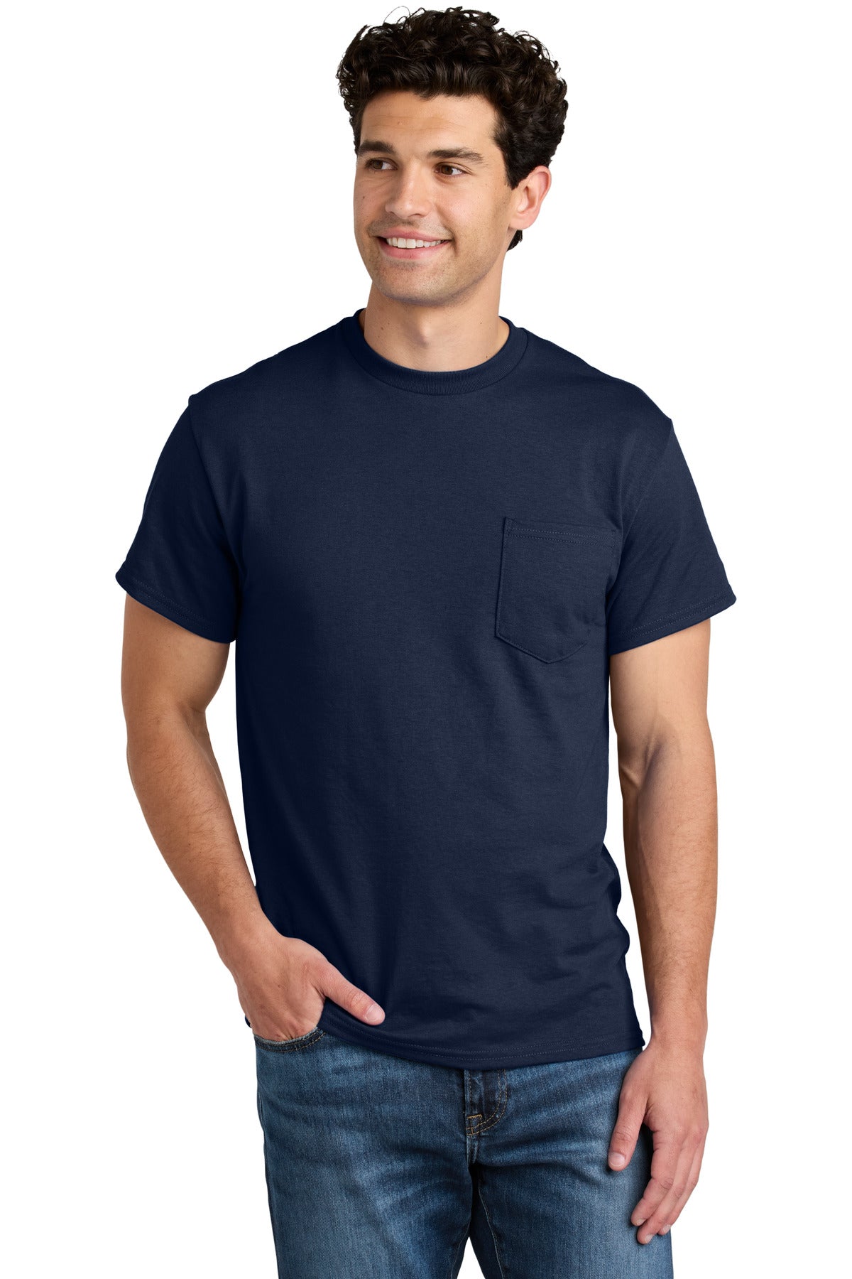 Gildan?? - DryBlend?? 50 Cotton/50 Poly Pocket T-Shirt. 8300