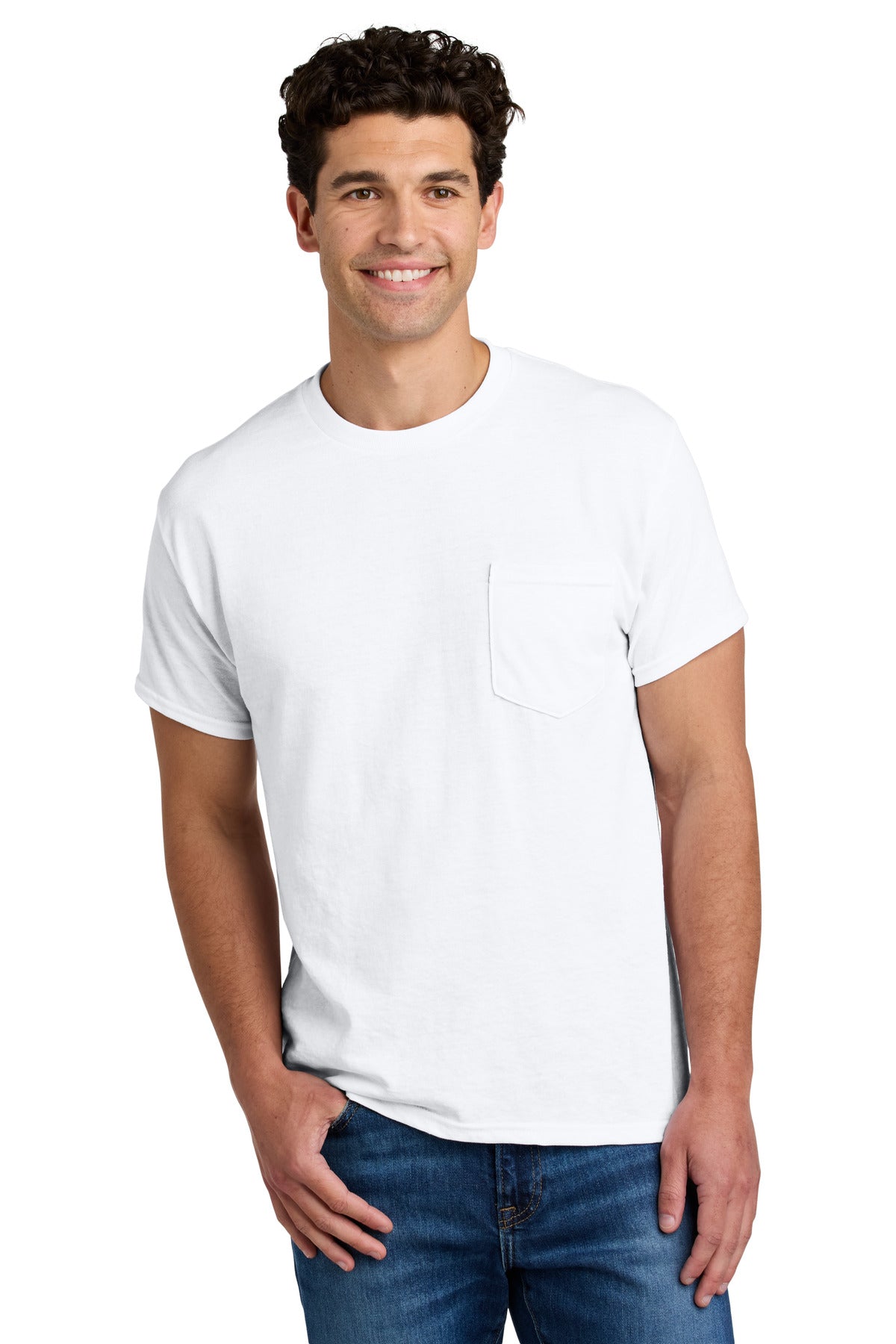 Gildan?? - DryBlend?? 50 Cotton/50 Poly Pocket T-Shirt. 8300