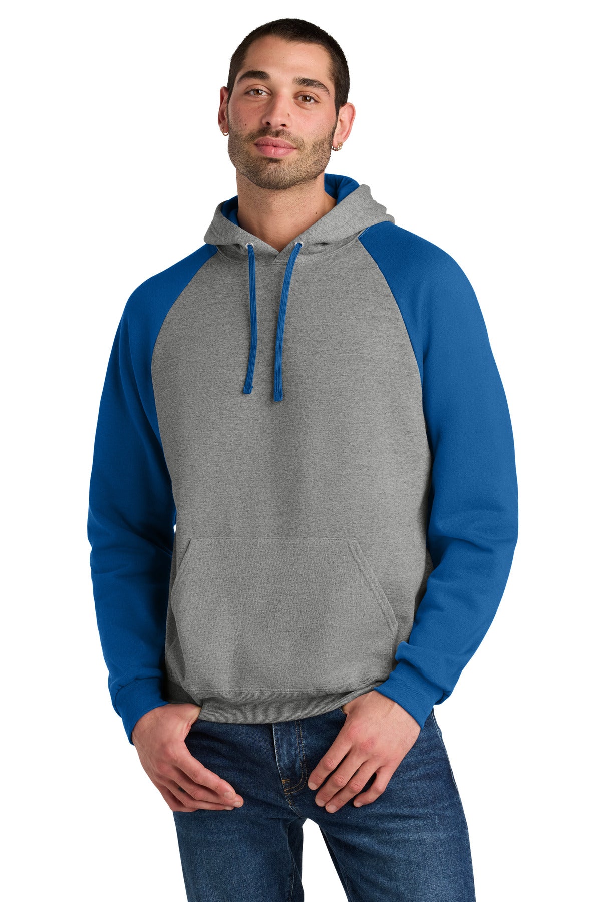 Jerzees?? Unisex NuBlend?? Colorblock Raglan Hoodie Sweatshirt 96C