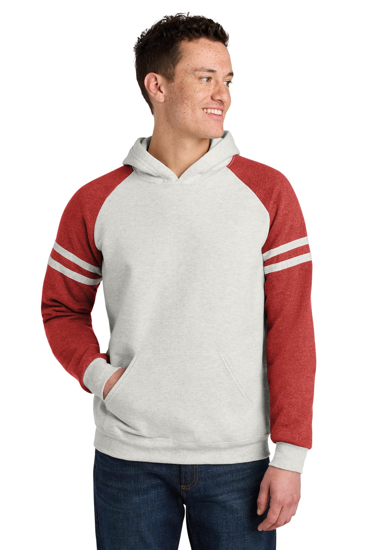 Jerzees?? Unisex NuBlend?? Varsity Colorblock Hooded Sweatshirt 97C