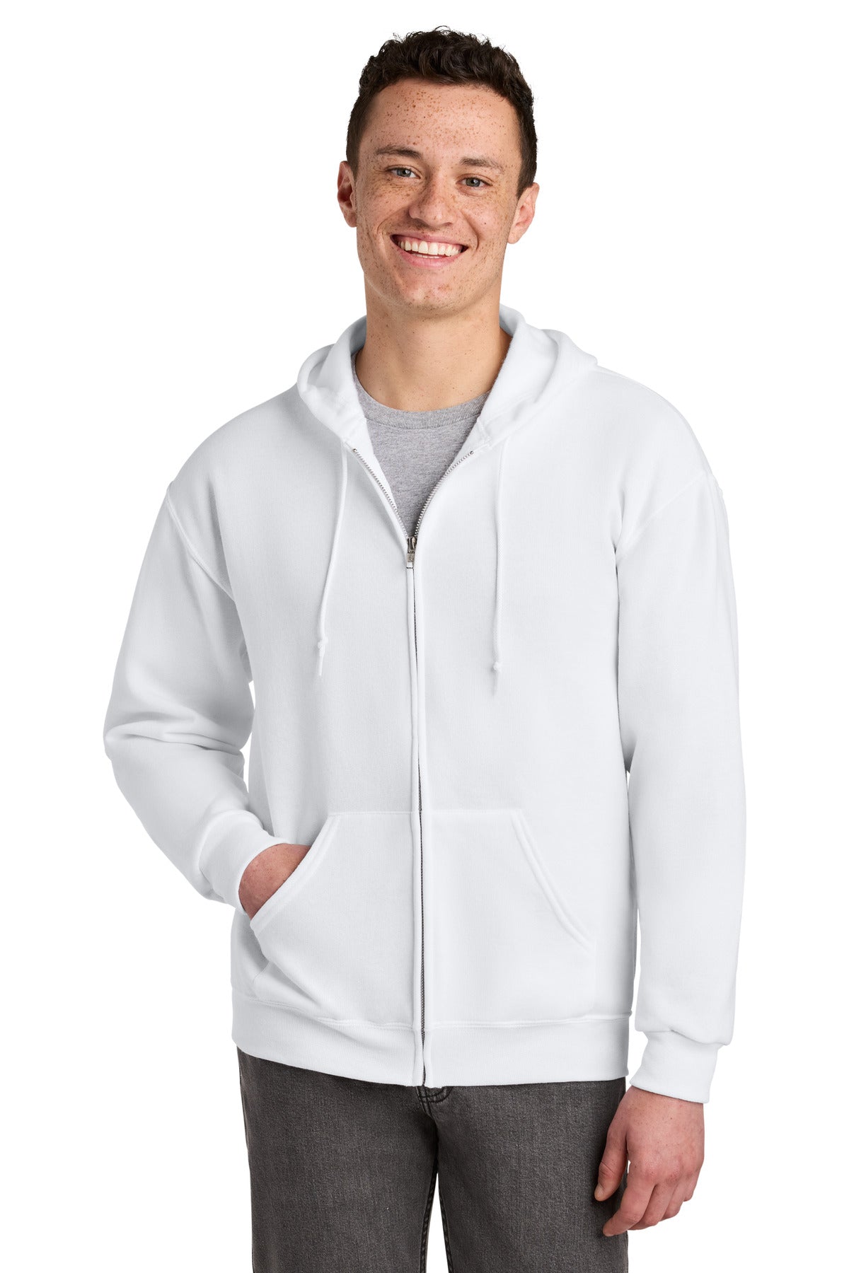 Jerzees?? - NuBlend?? Full-Zip Hooded Sweatshirt.  993M