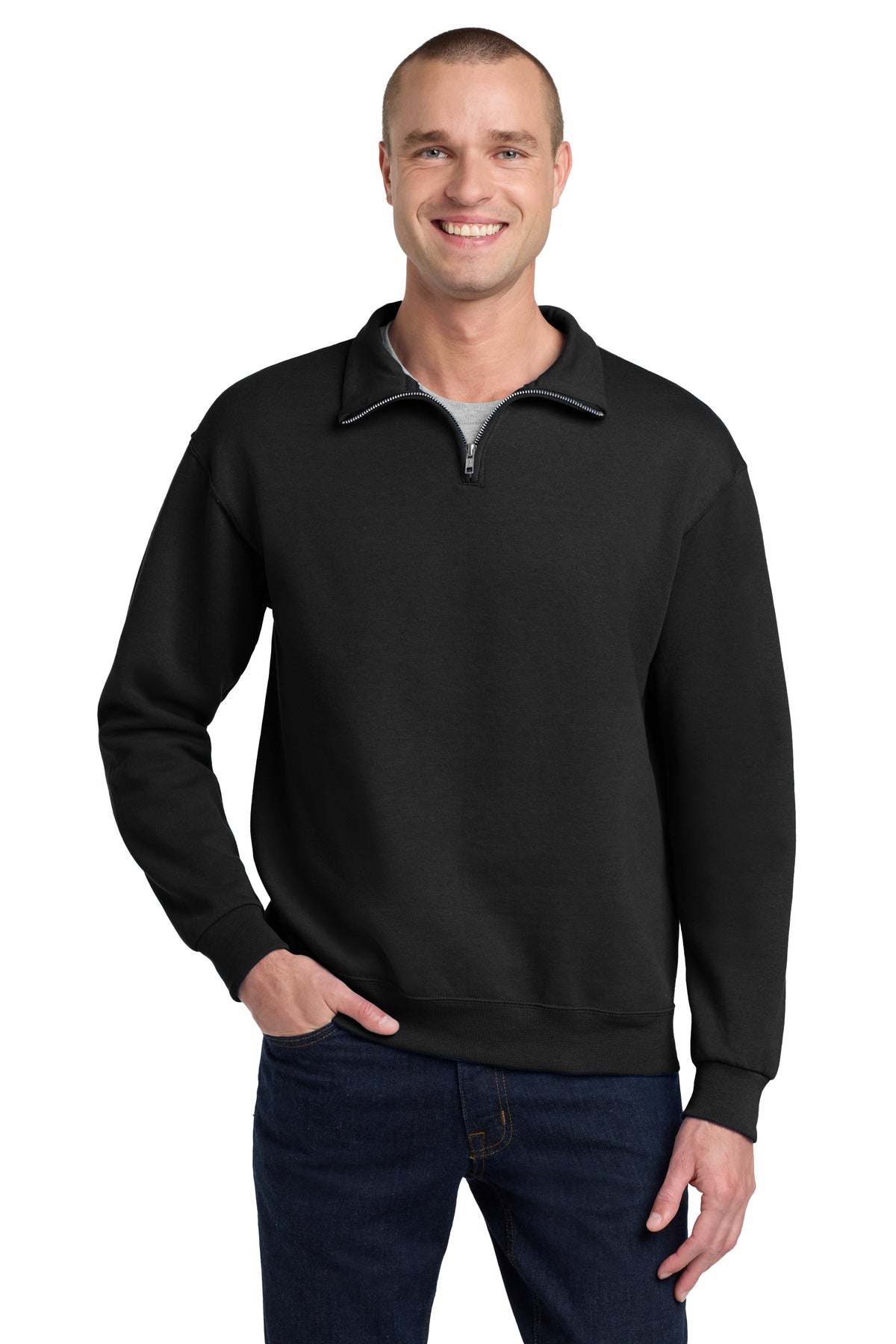 Jerzees?? - NuBlend?? 1/4-Zip Cadet Collar Sweatshirt. 995M