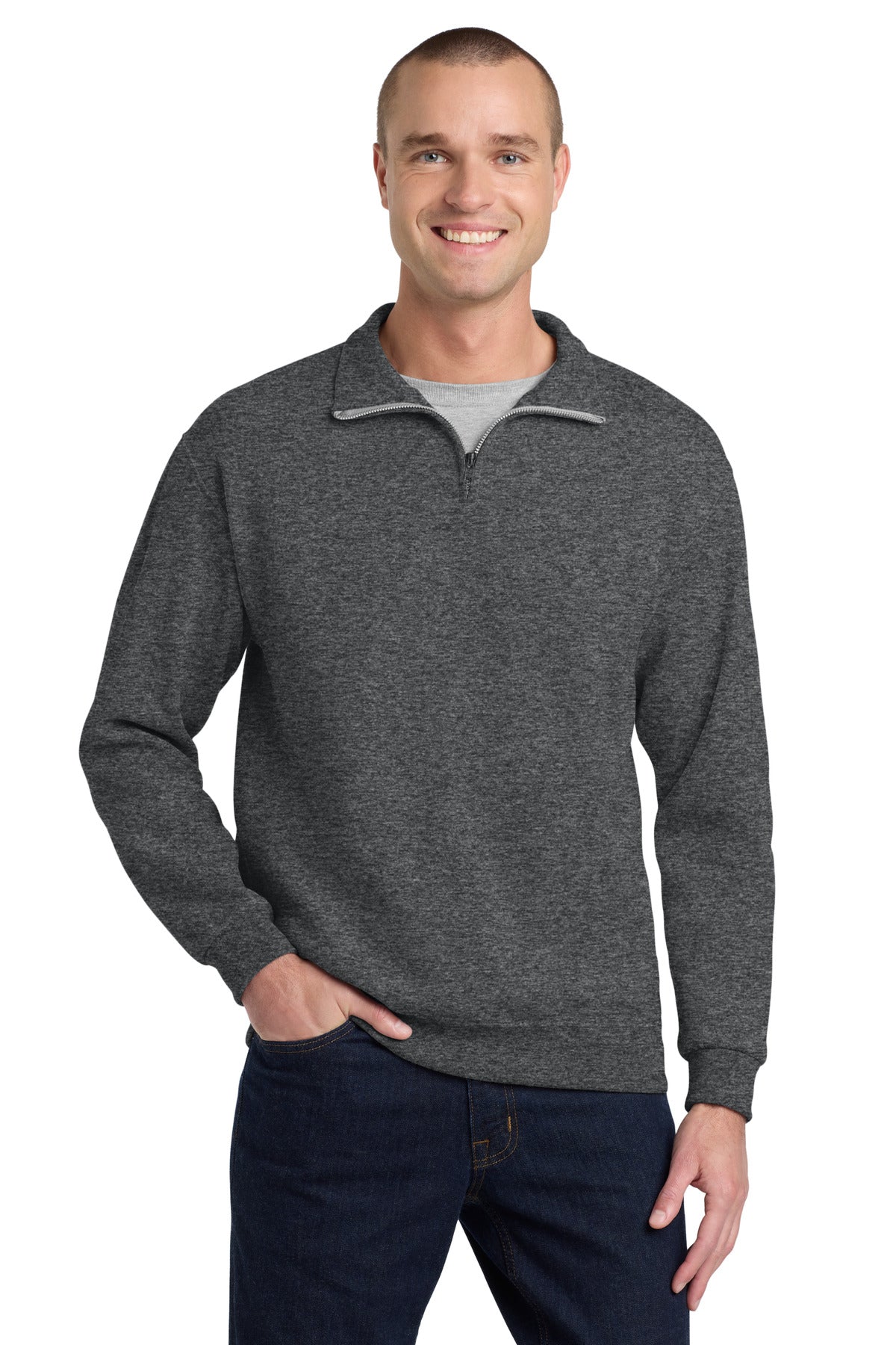 Jerzees?? - NuBlend?? 1/4-Zip Cadet Collar Sweatshirt. 995M