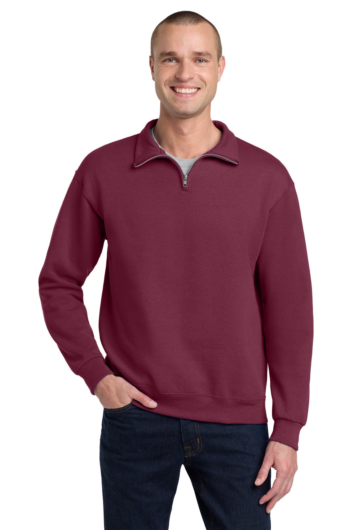 Jerzees?? - NuBlend?? 1/4-Zip Cadet Collar Sweatshirt. 995M