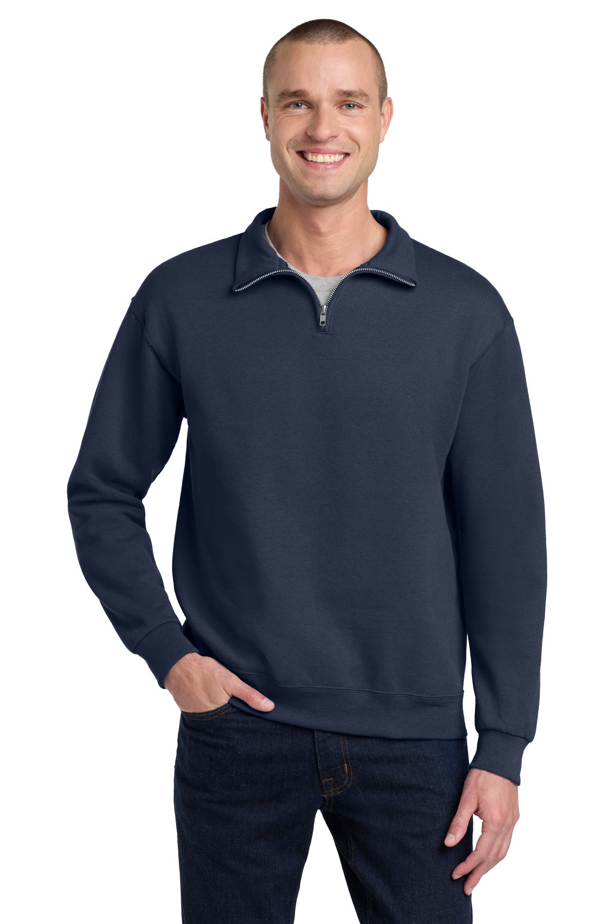 Jerzees?? - NuBlend?? 1/4-Zip Cadet Collar Sweatshirt. 995M