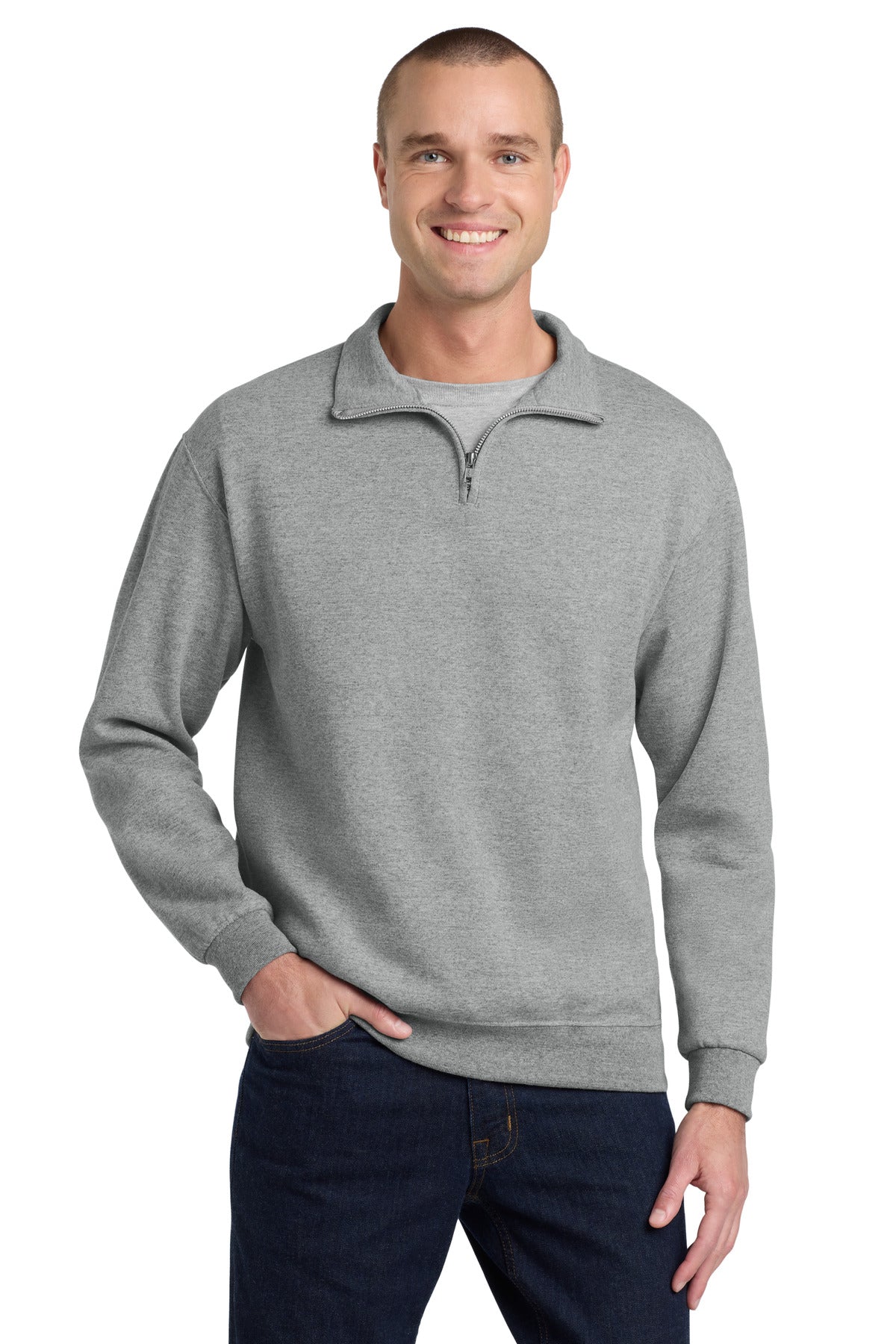 Jerzees?? - NuBlend?? 1/4-Zip Cadet Collar Sweatshirt. 995M