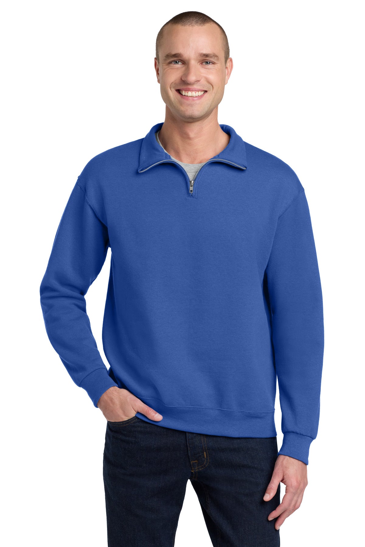 Jerzees?? - NuBlend?? 1/4-Zip Cadet Collar Sweatshirt. 995M