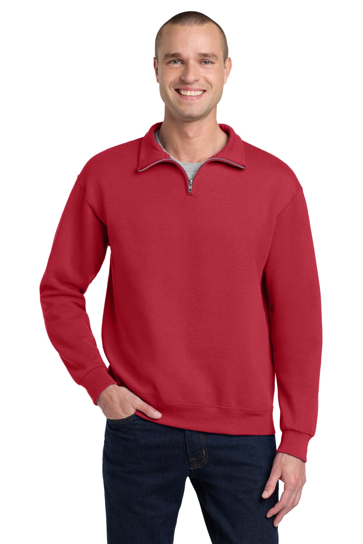 Jerzees?? - NuBlend?? 1/4-Zip Cadet Collar Sweatshirt. 995M
