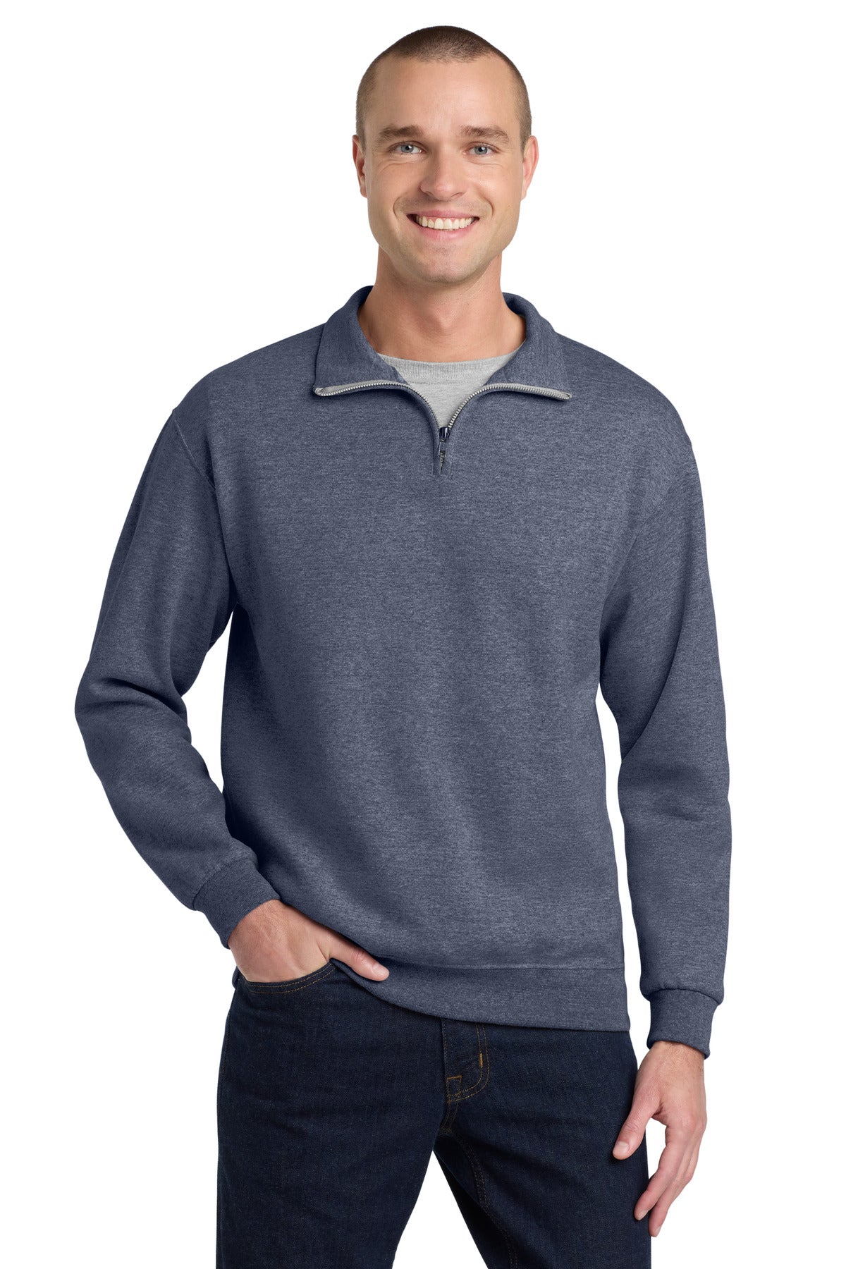 Jerzees?? - NuBlend?? 1/4-Zip Cadet Collar Sweatshirt. 995M