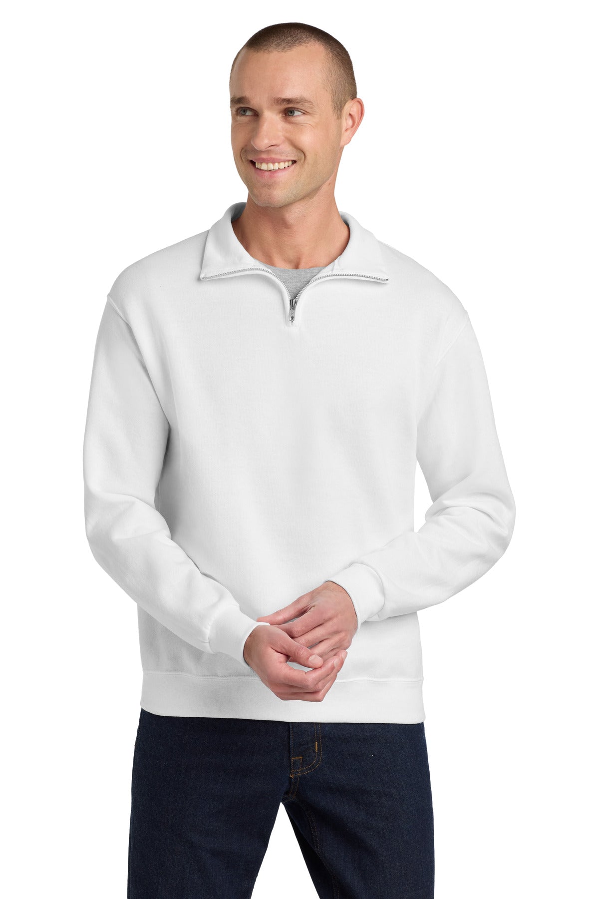 Jerzees?? - NuBlend?? 1/4-Zip Cadet Collar Sweatshirt. 995M
