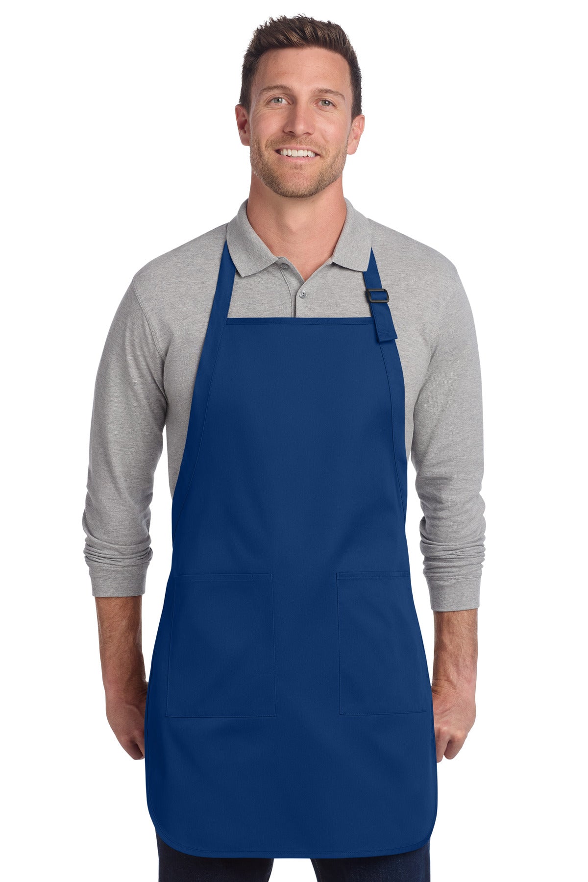 Port Authority ?? Full-Length Two-Pocket Bib Apron. A600